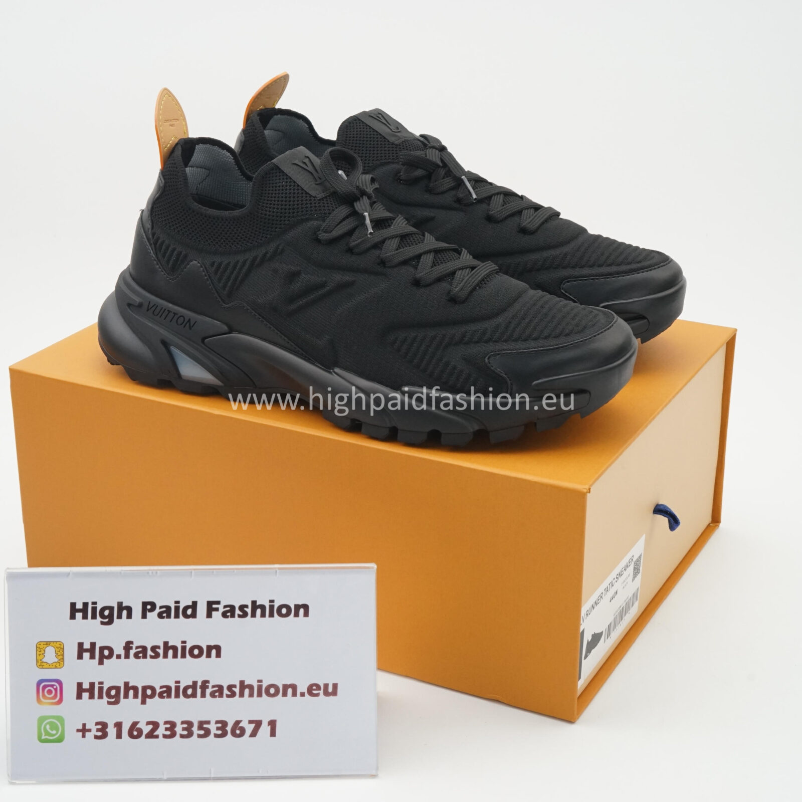 LV Runner Tatic Sneaker Black On Black