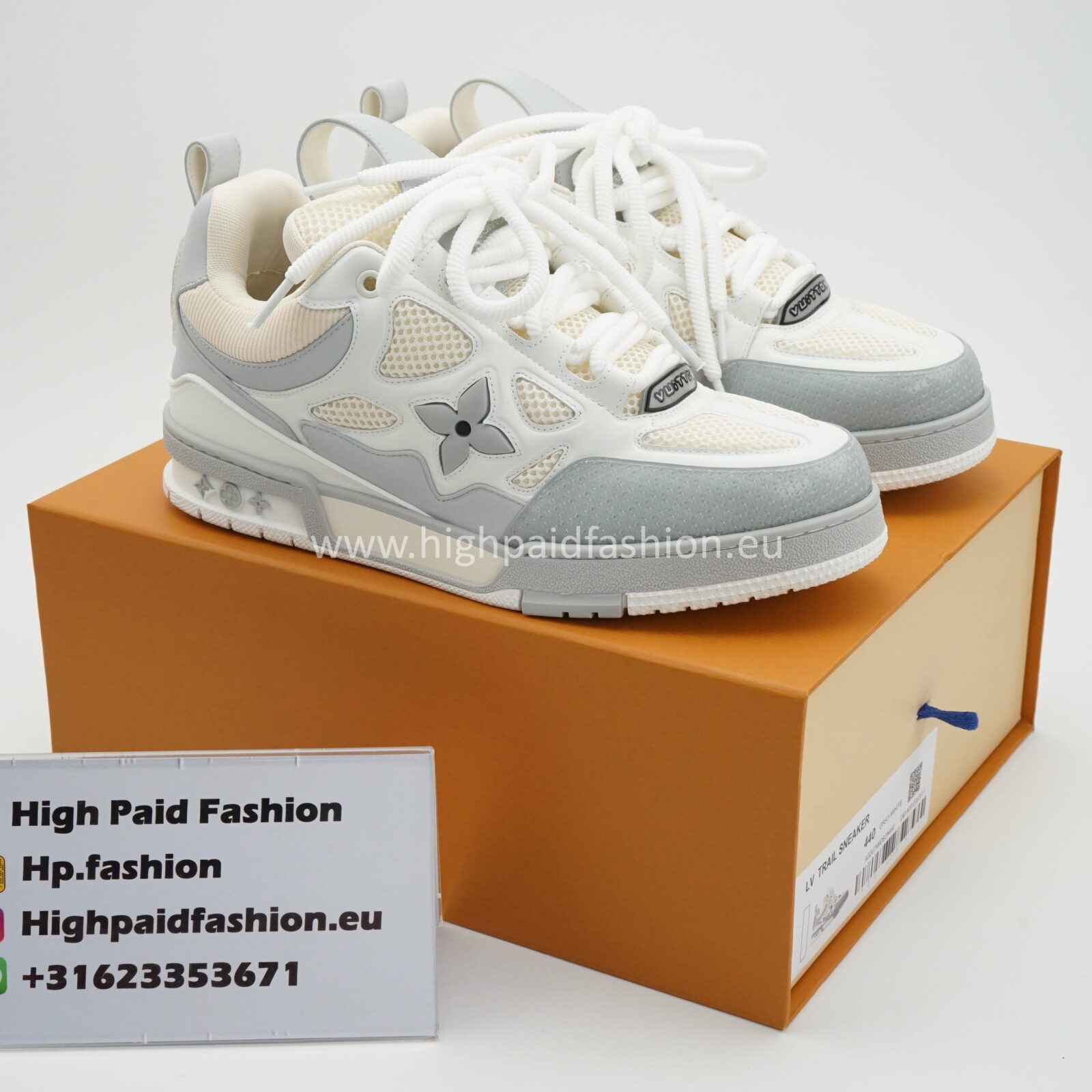 LV Skate Sneaker Grey/White