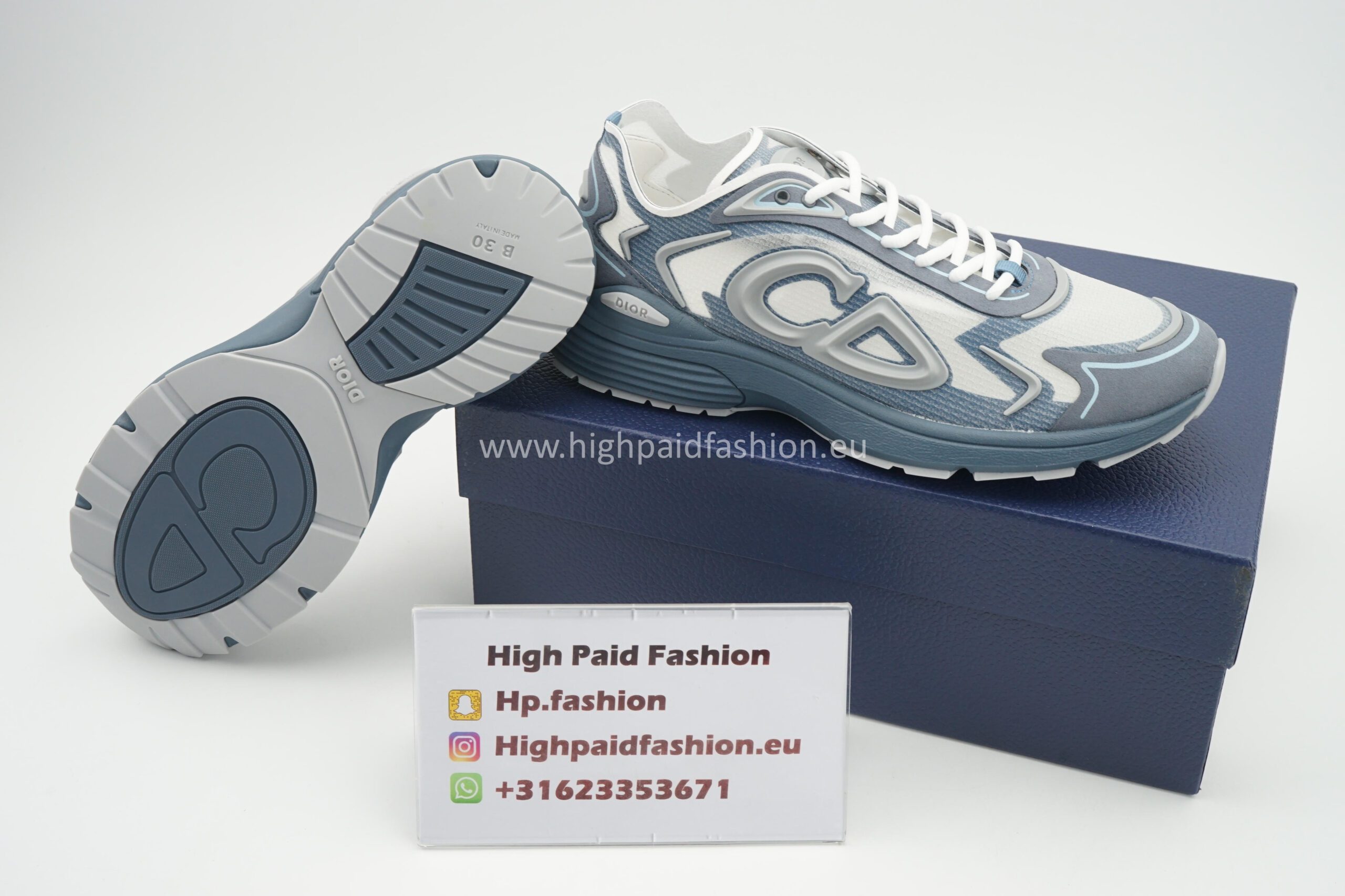 Dior B30 Countdown Grey/Blue - Afbeelding 4