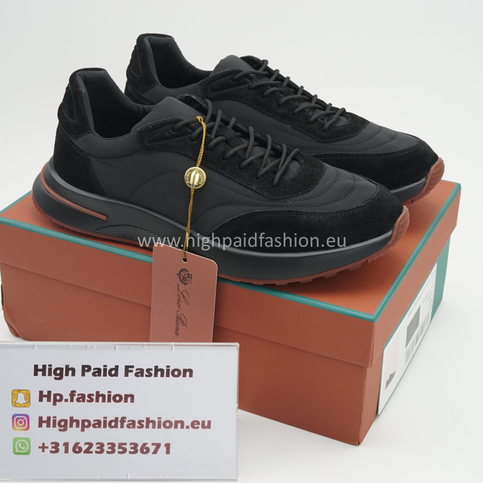 Loro Piana Week End Walk Black On Black