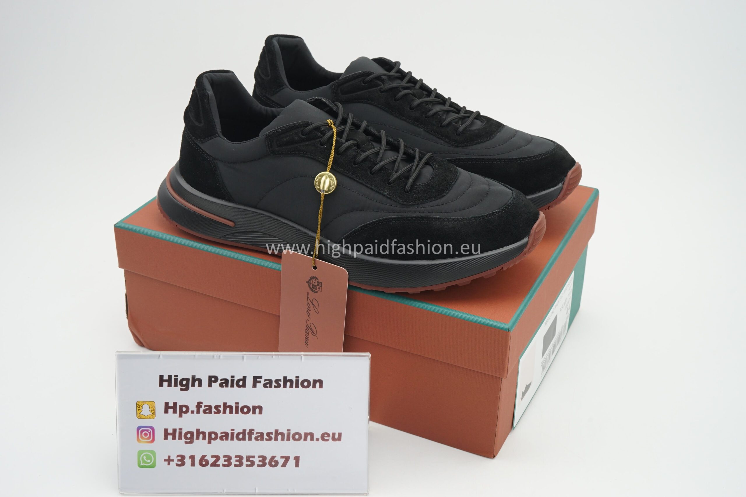 Loro Piana Week End Walk Black On Black