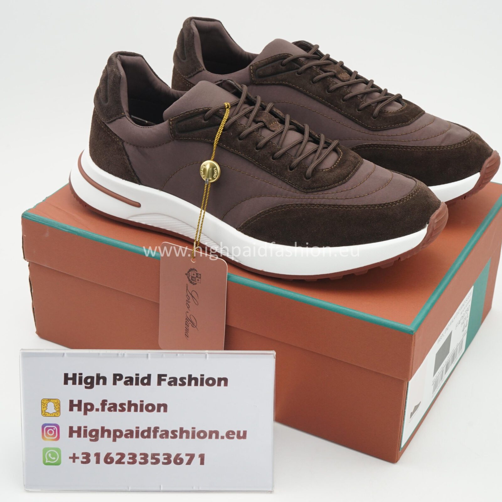 Loro Piana Week End Walk Cedar Bronze