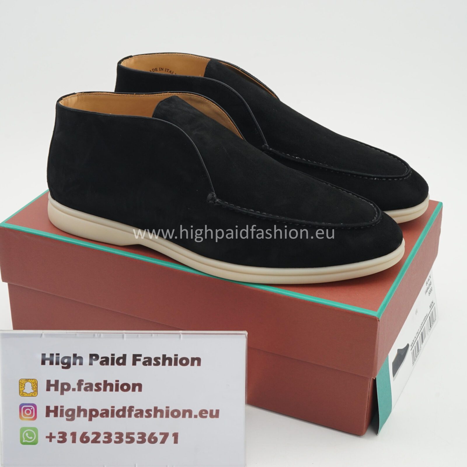 Loro Piana Open Walk Black