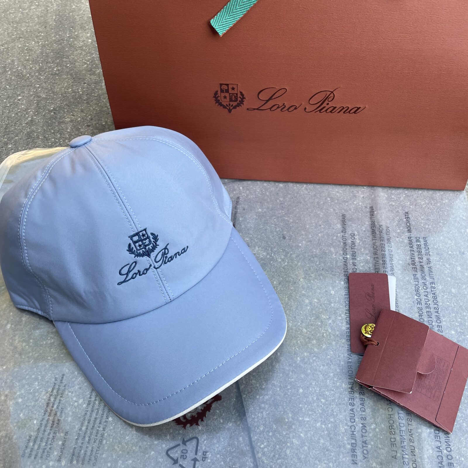 Loro Piana Cap Baby Blue