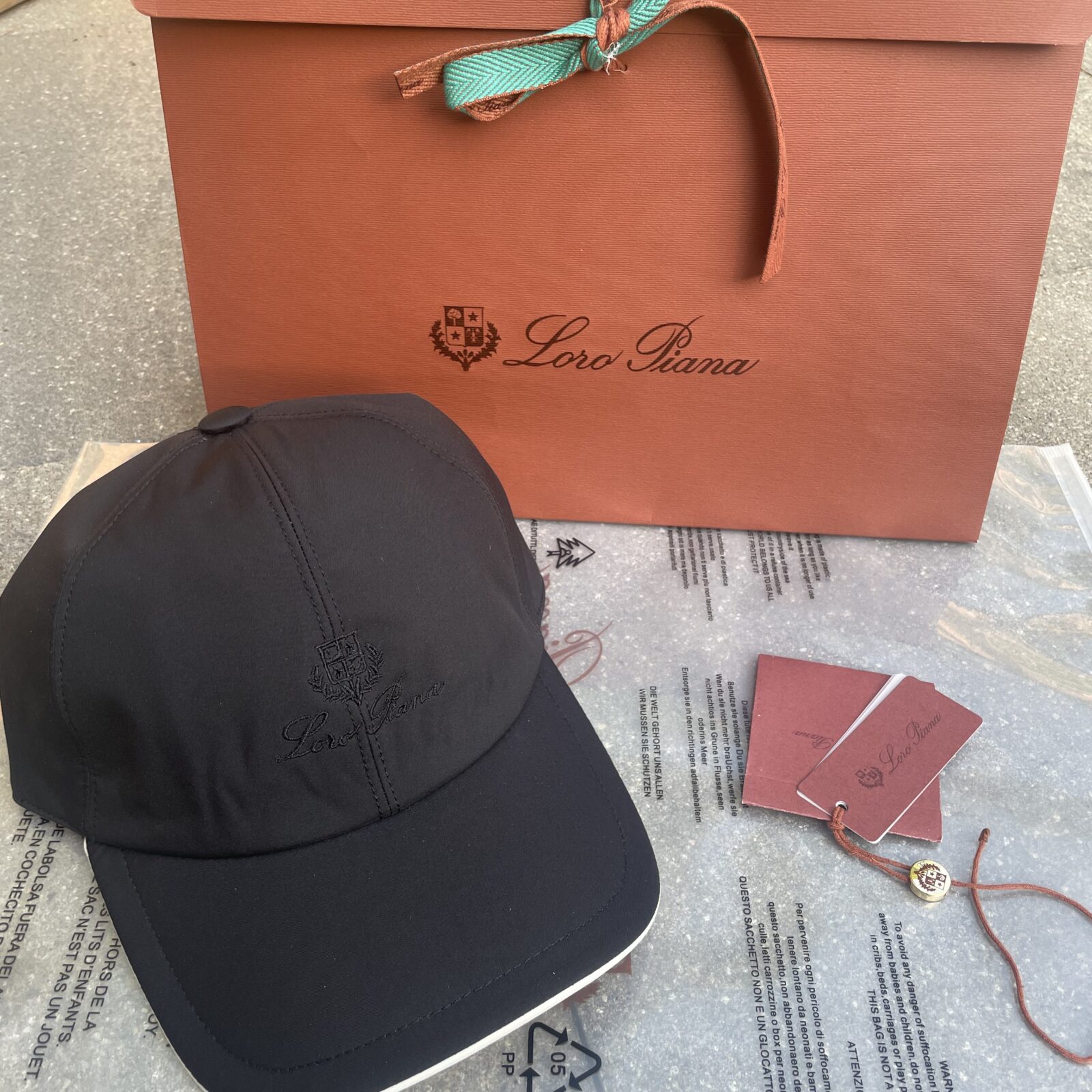 Loro Piana Cap Black