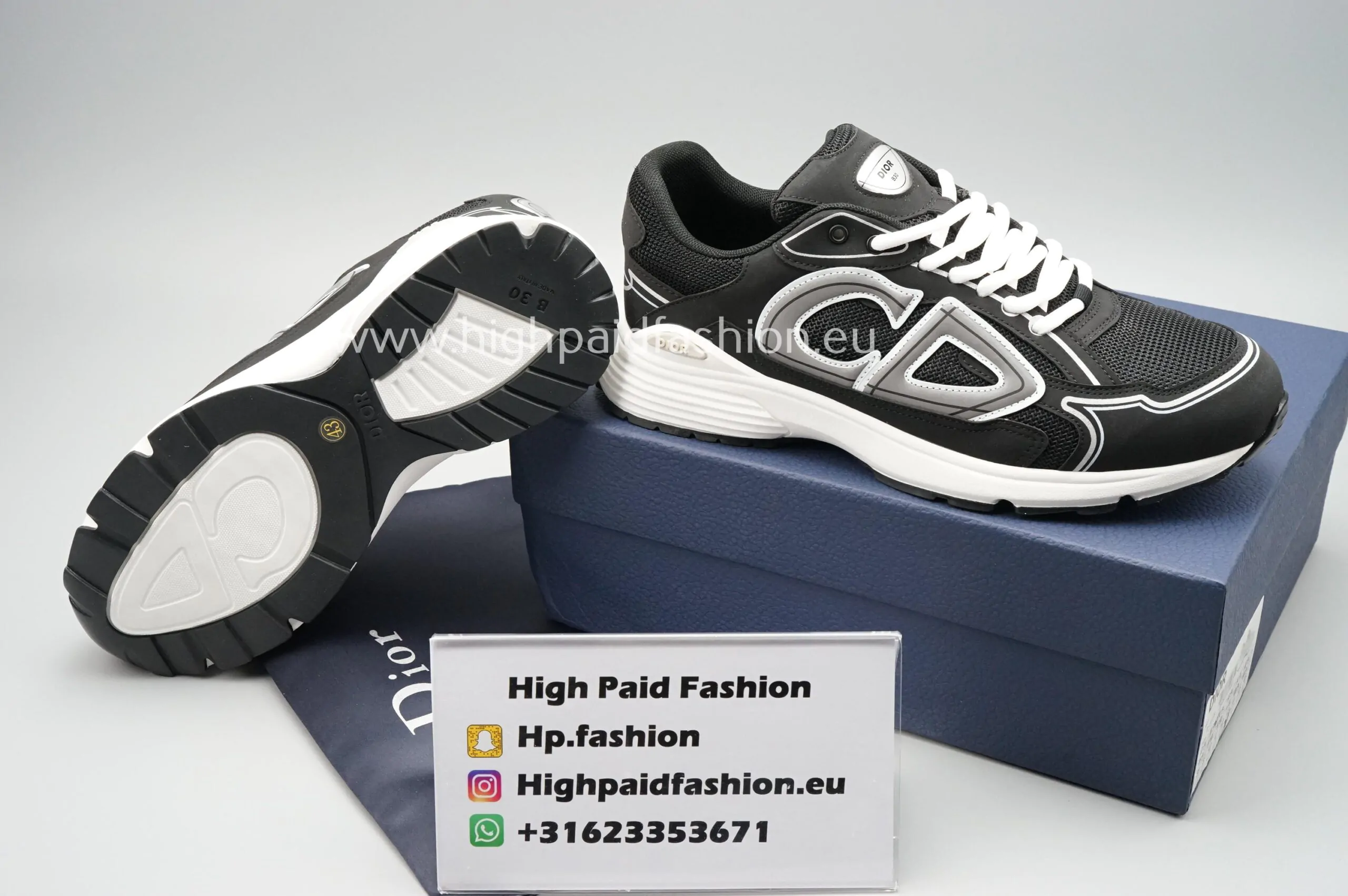 Dior B30 Black/White - Afbeelding 3