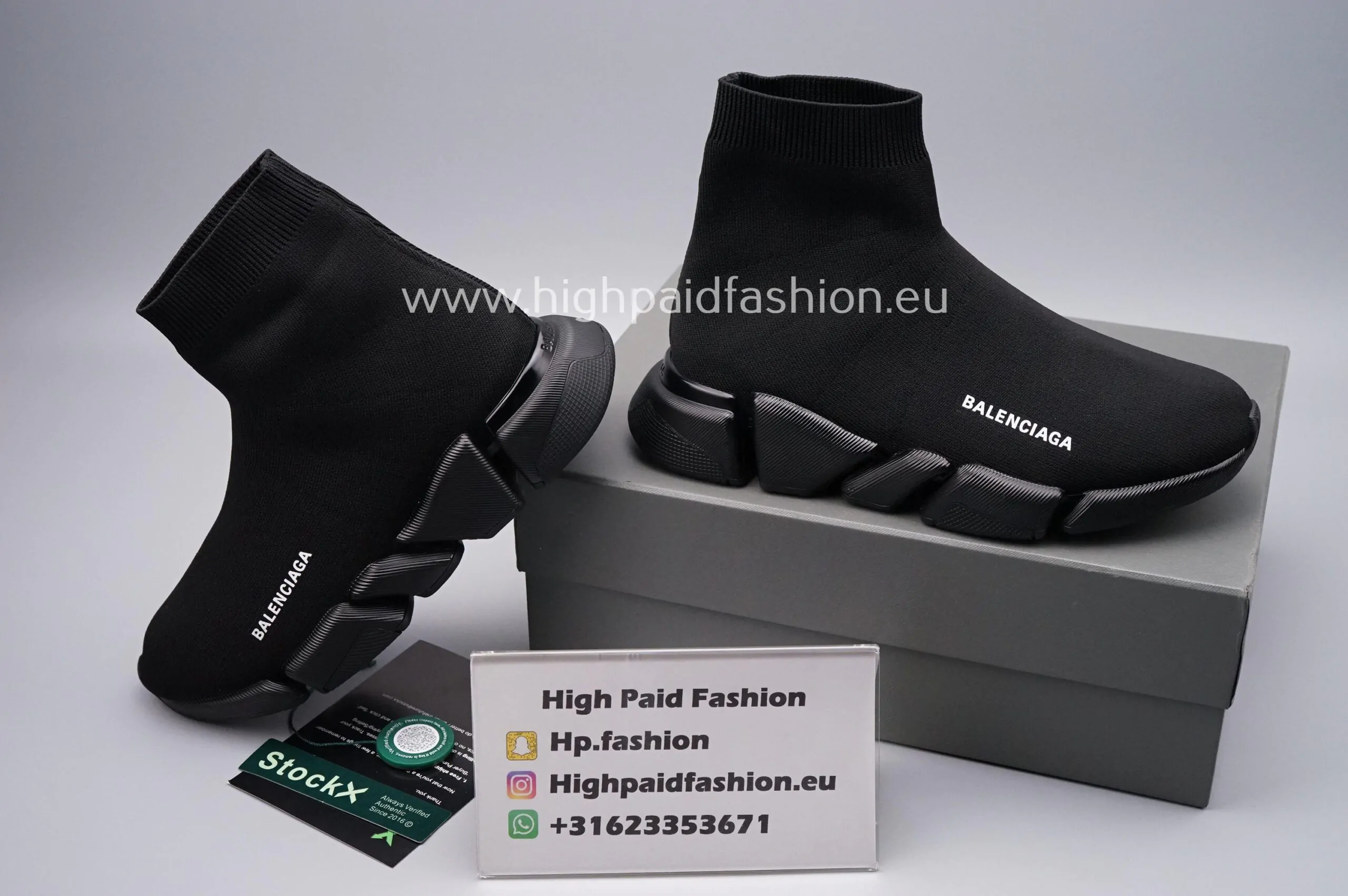Balenciaga Speed Trainers Black 2.0 - Afbeelding 2