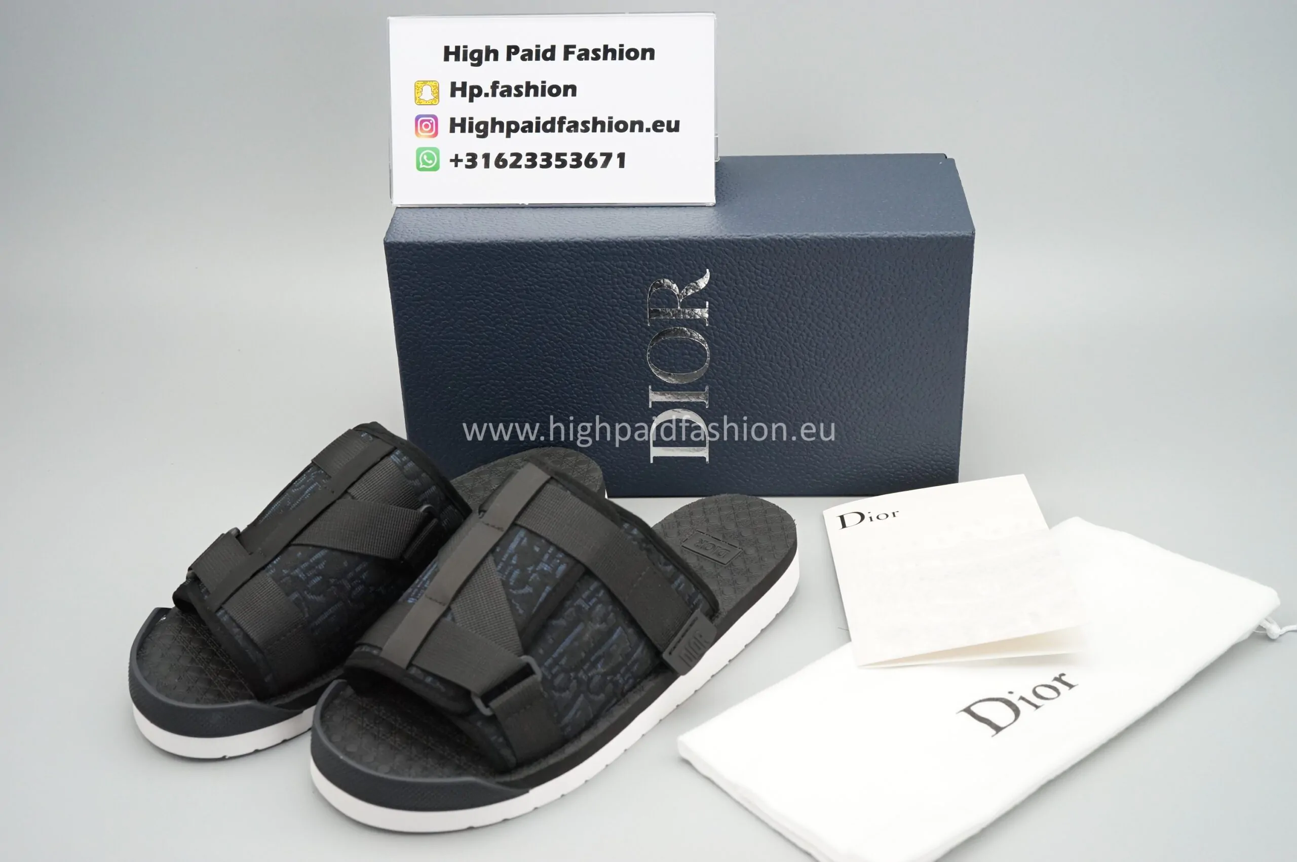 Dior Alpha Sandels Black - Afbeelding 2