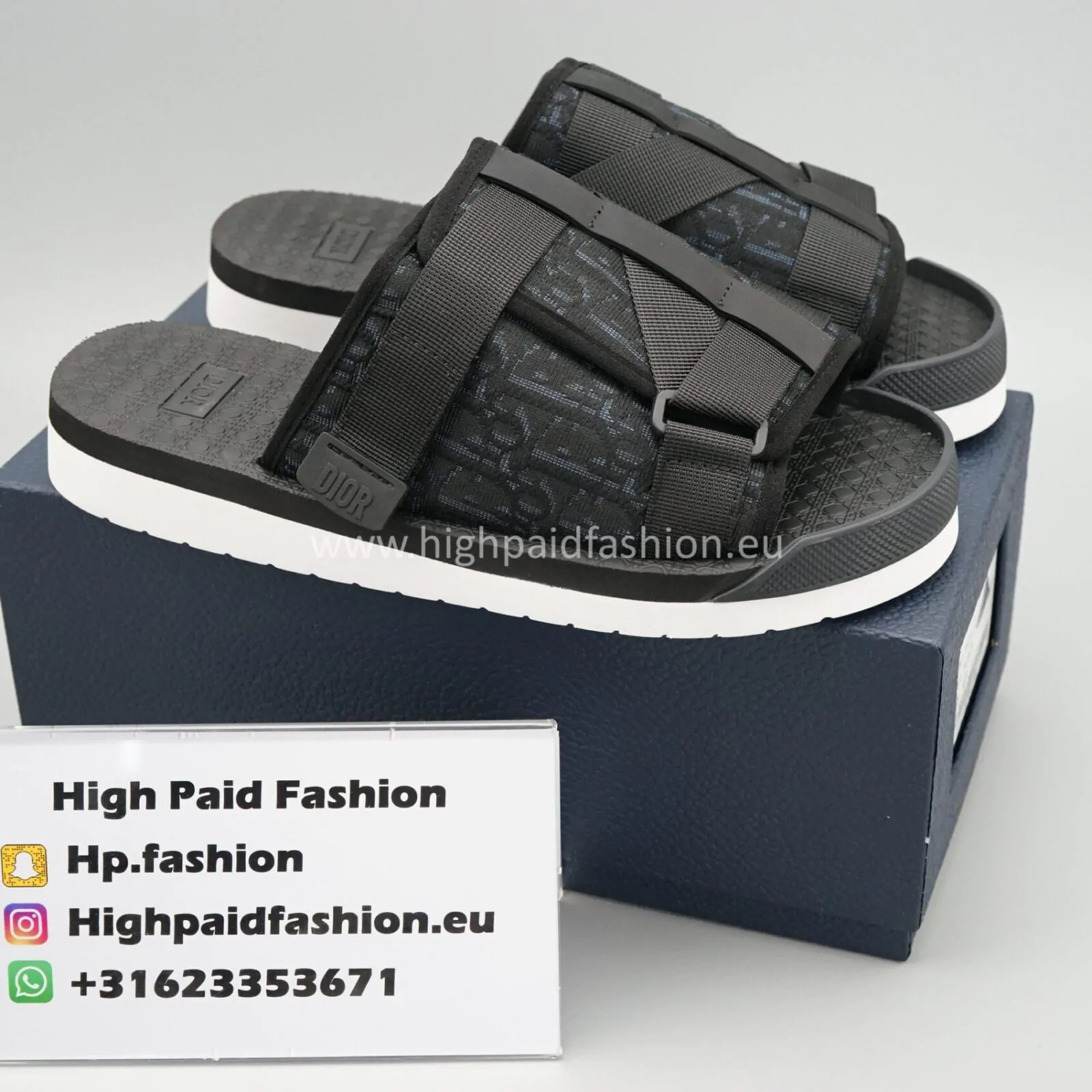 Dior Alpha Sandels Black