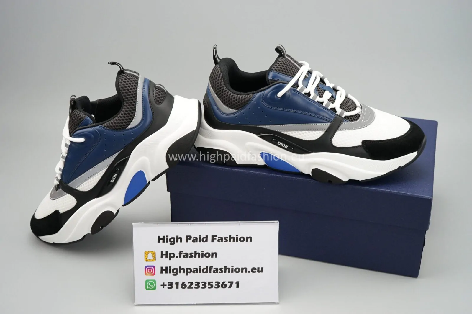 Dior B22 Dark Blue Best Quality - Afbeelding 2