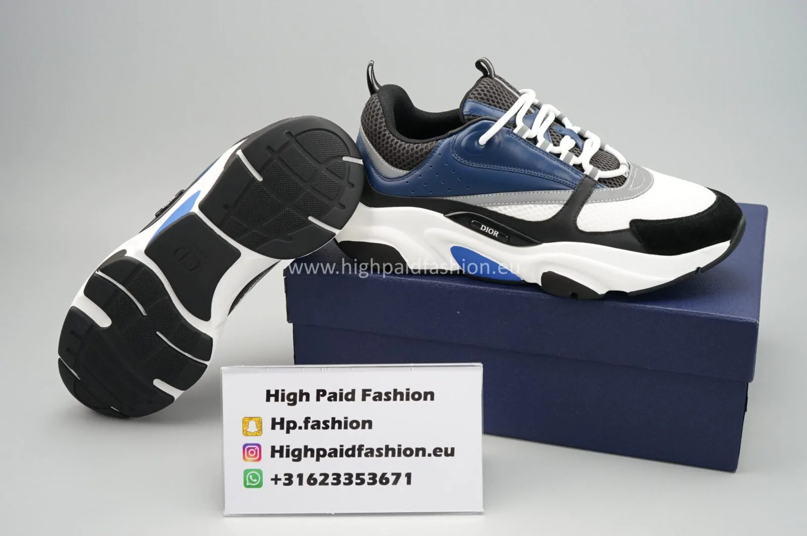 Dior B22 Dark Blue Best Quality - Afbeelding 3