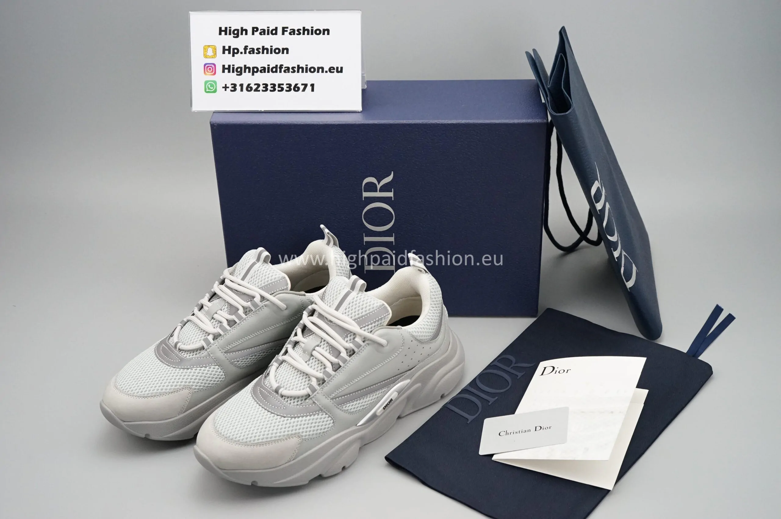 Dior B22 Grey Best Quality - Afbeelding 4