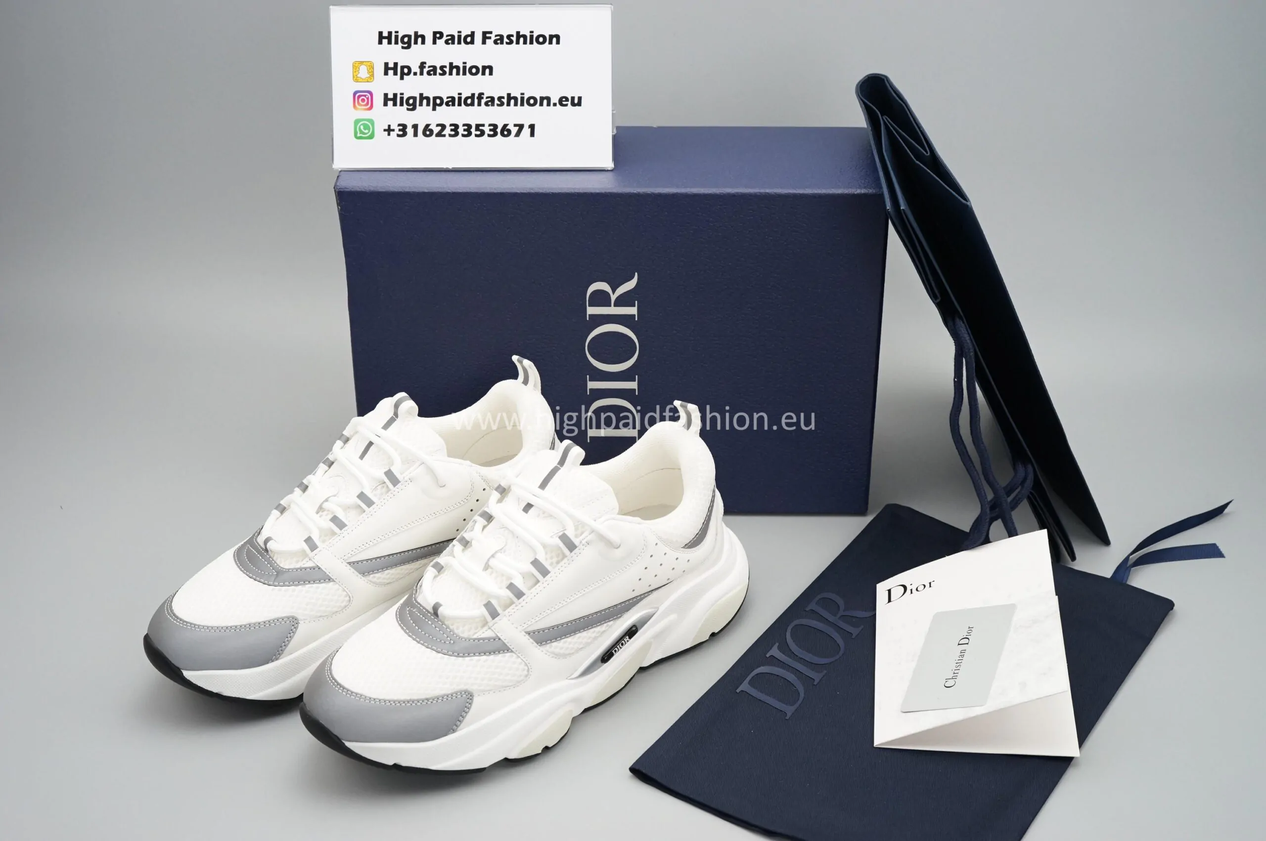 Dior B22 White Best Quality - Afbeelding 4