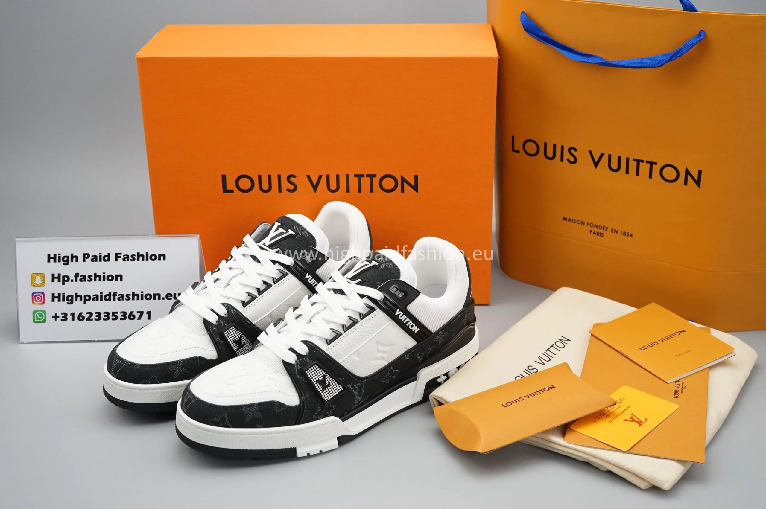 LV Trainers Black - Afbeelding 4