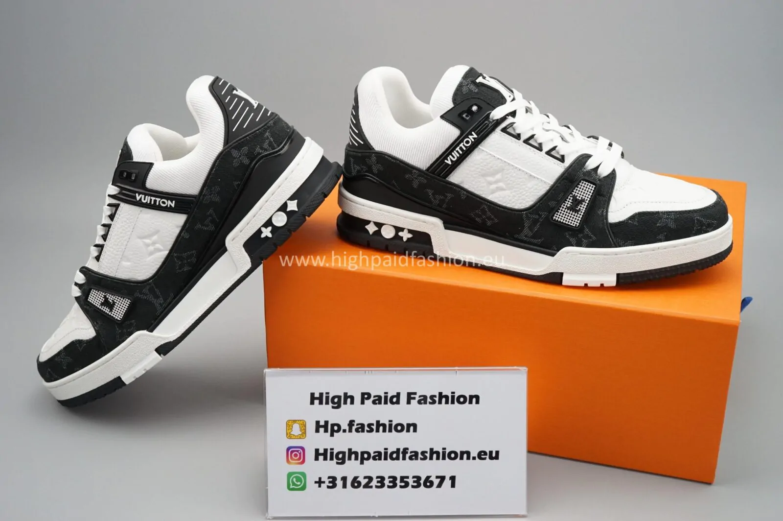 LV Trainers Black - Afbeelding 2