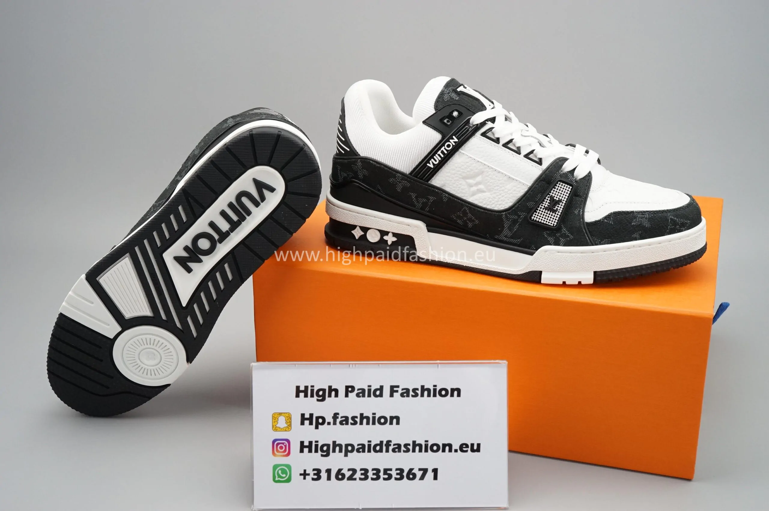 LV Trainers Black - Afbeelding 3