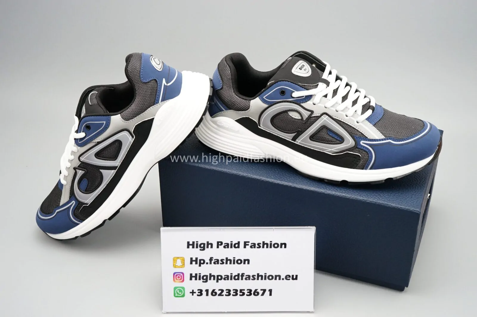 Dior B30 Blue/Grey - Afbeelding 4