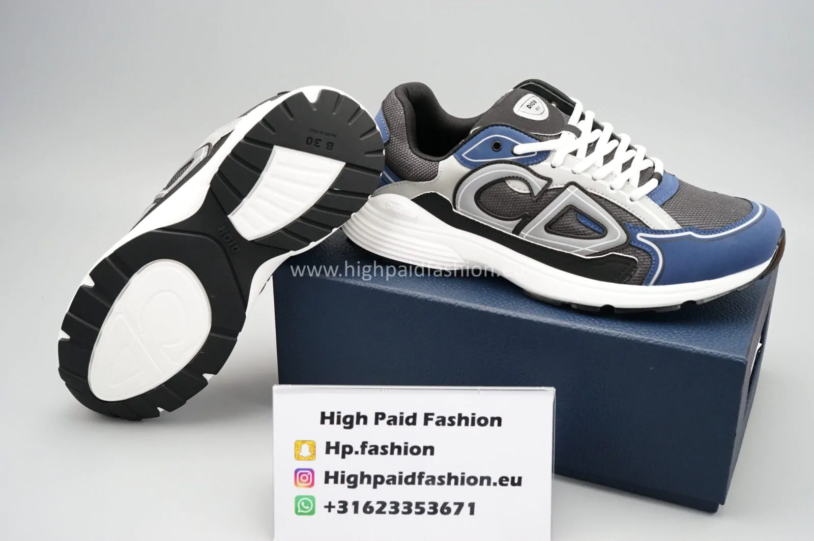 Dior B30 Blue/Grey - Afbeelding 3