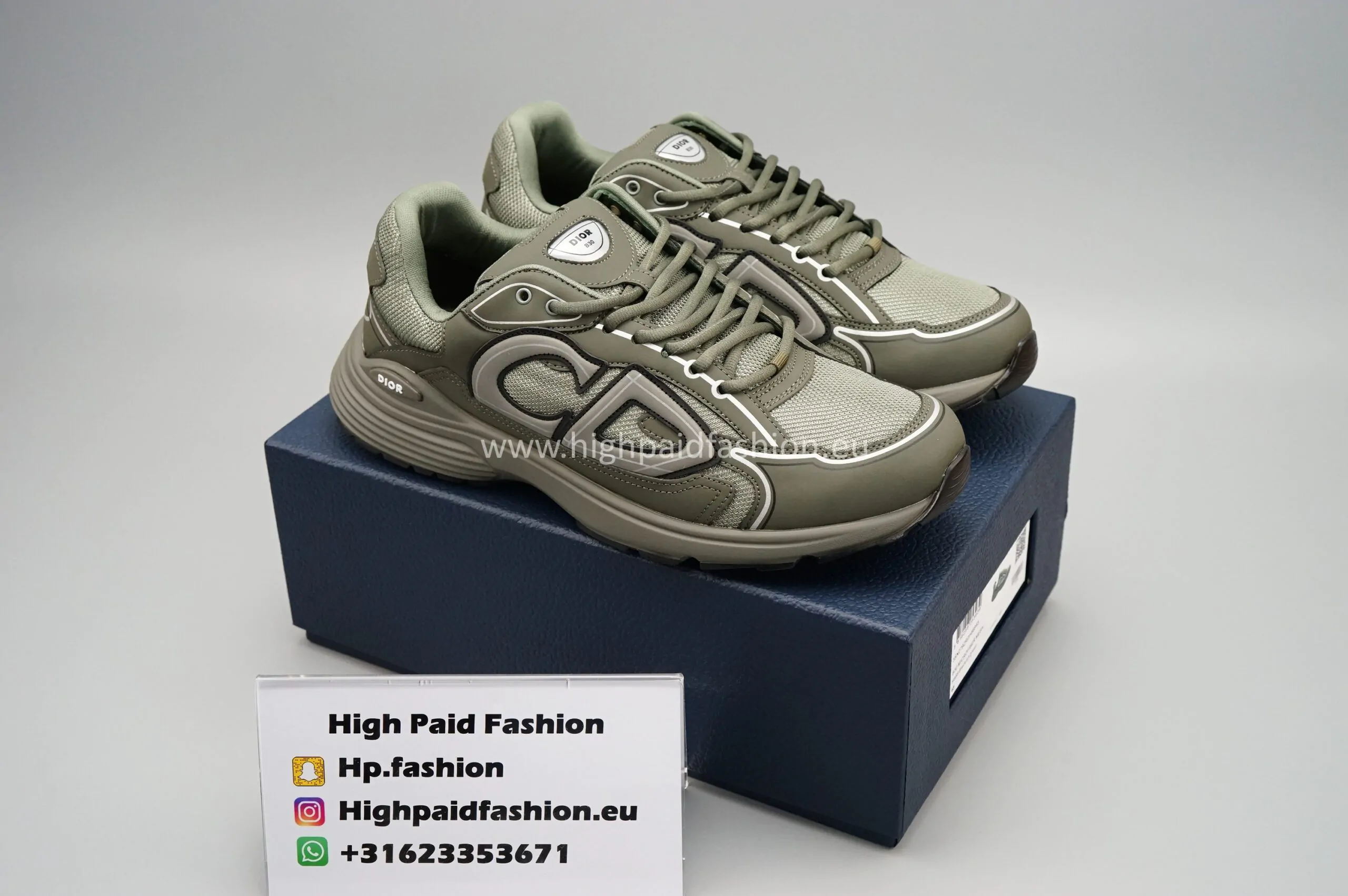 Dior B30 Olive Blackich Green - Afbeelding 2