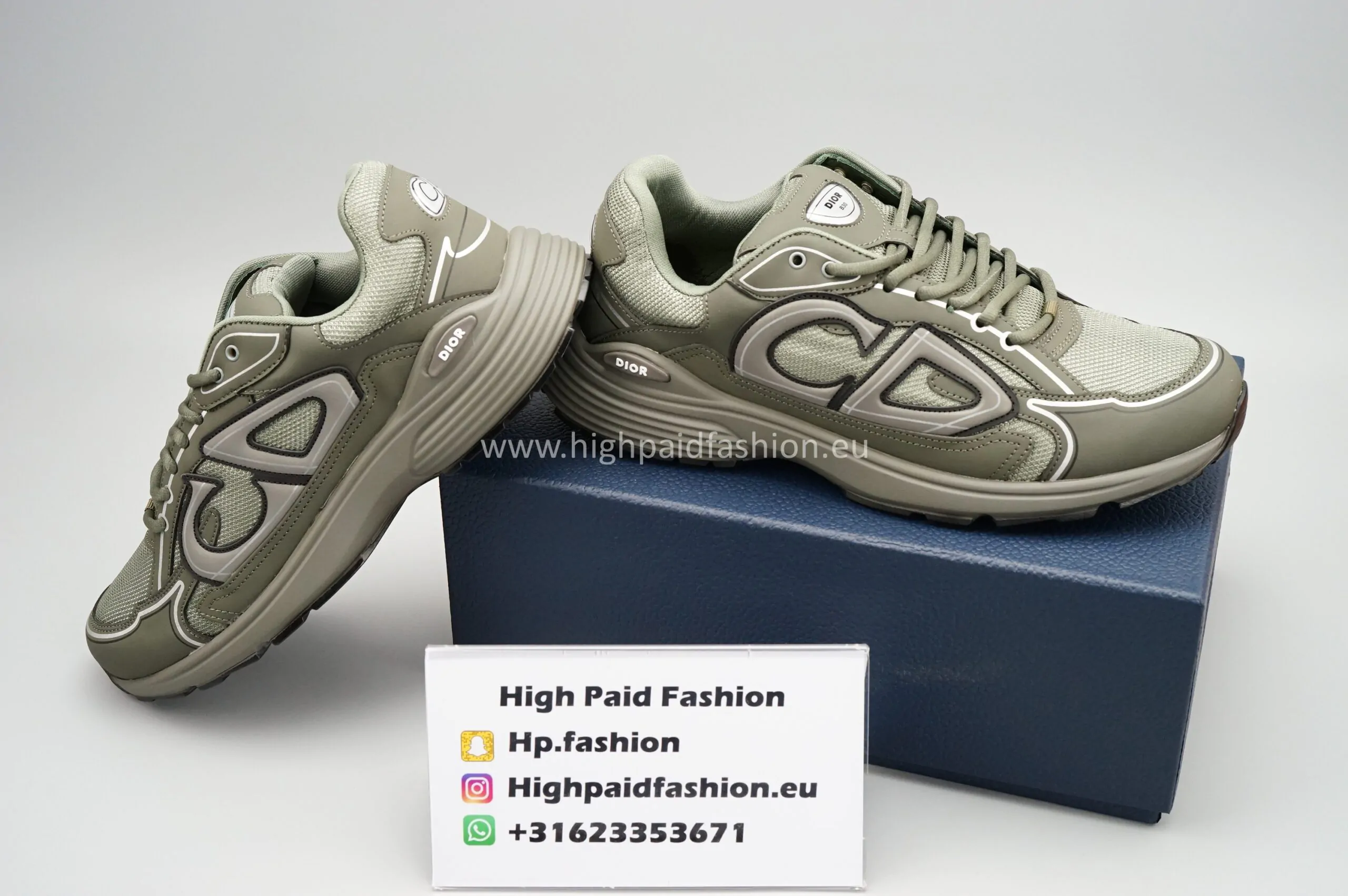 Dior B30 Olive Blackich Green - Afbeelding 3