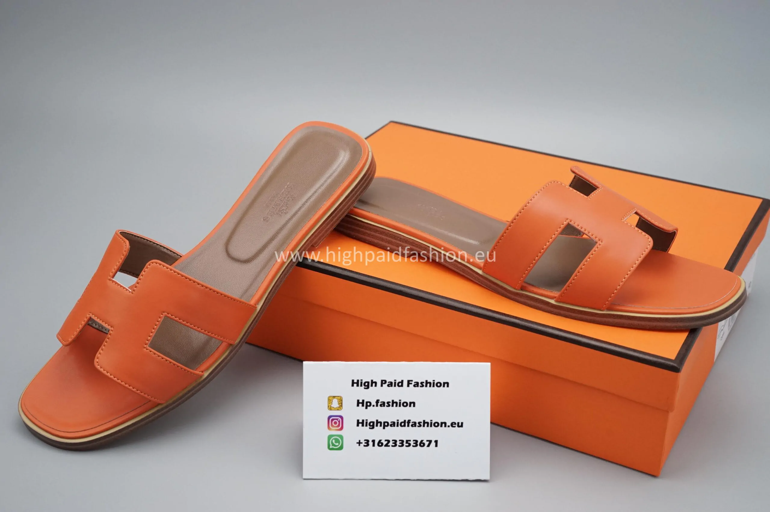 Hermes Dames Orange - Afbeelding 3