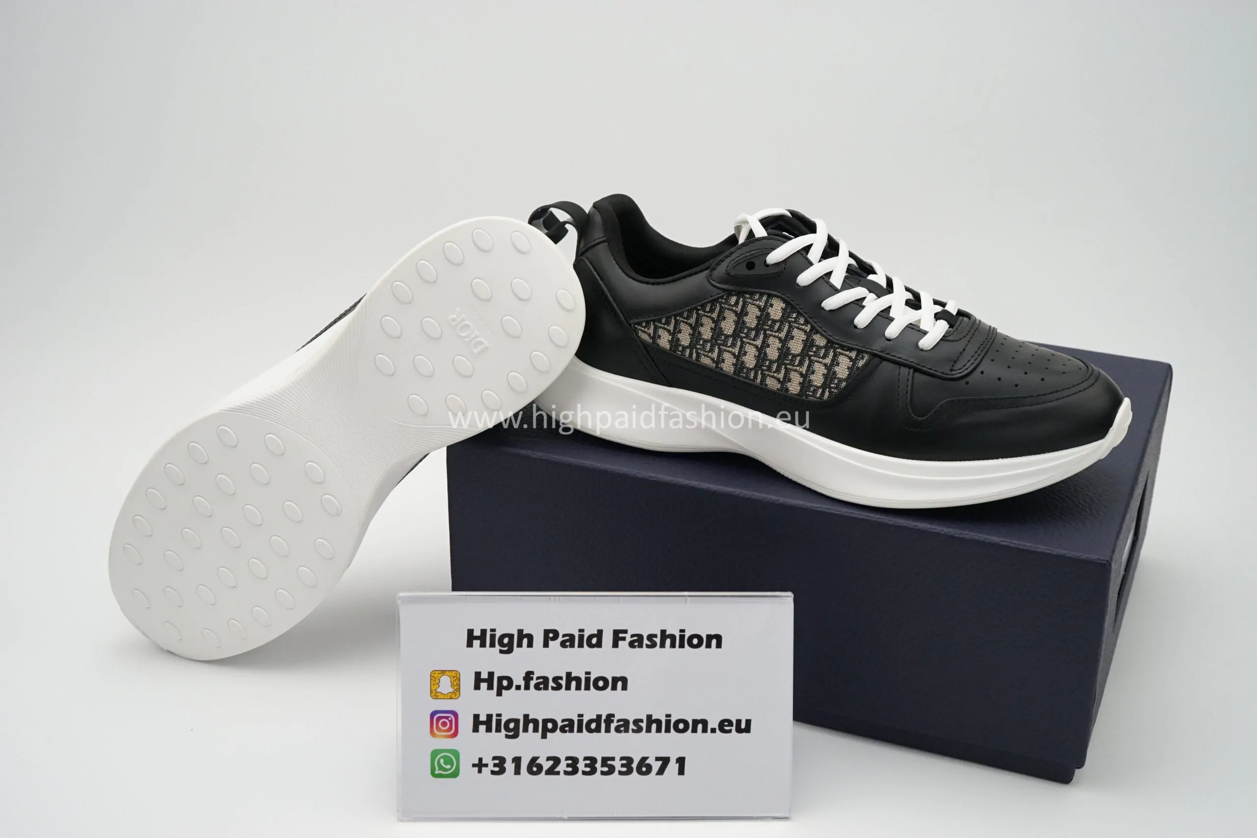 Dior B25 Black/White Glans - Afbeelding 4
