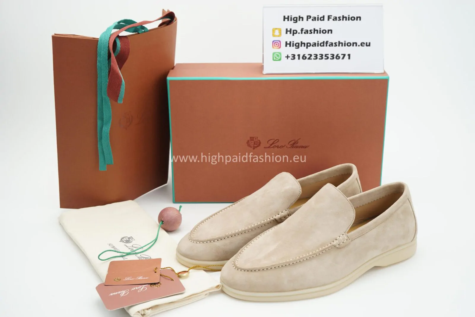 Loro Piana Summer Walk Loafers Beige - Afbeelding 2