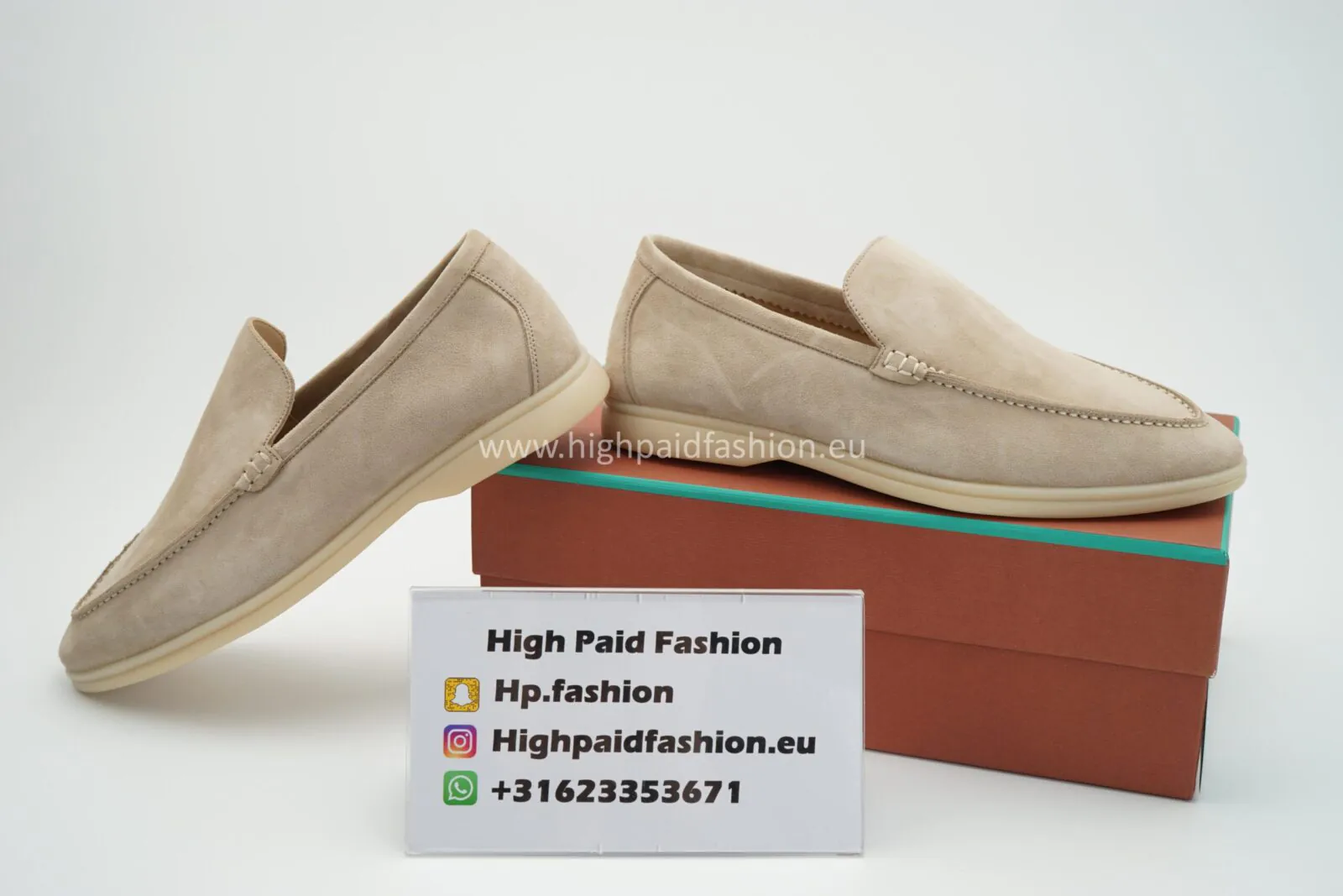 Loro Piana Summer Walk Loafers Beige - Afbeelding 3