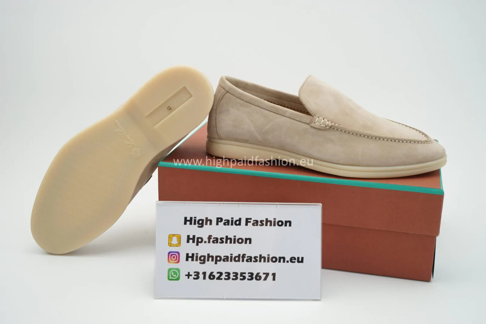 Loro Piana Summer Walk Loafers Beige - Afbeelding 4