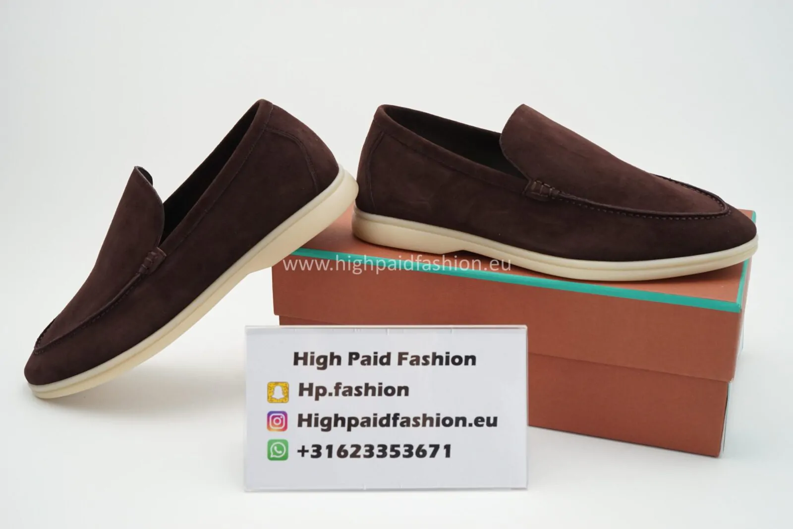 Loro Piana Summer Walk Loafers Coffee - Afbeelding 3