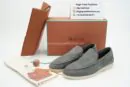 Loro Piana Summer Walk Loafers Grijs