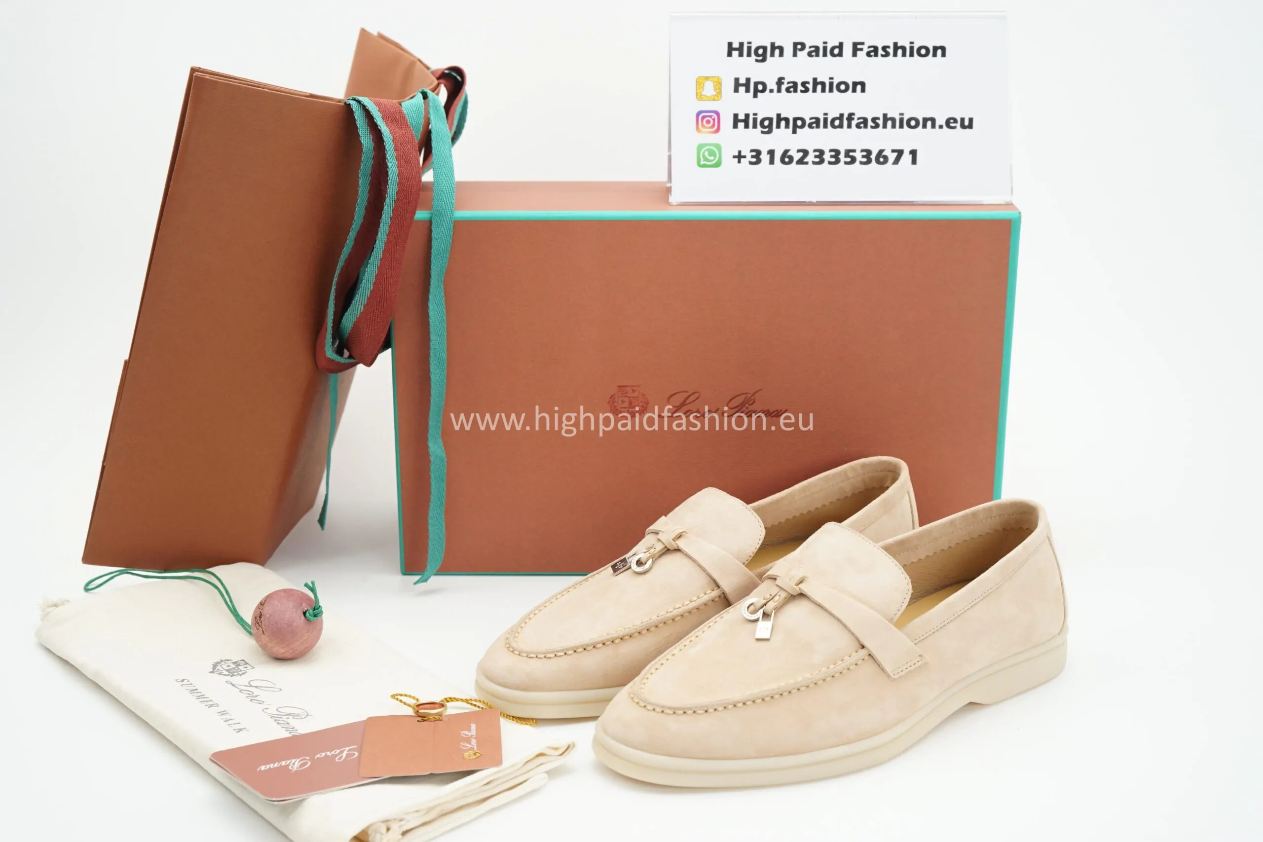 Loro Piana Summer Walk Beige Yellow - Afbeelding 2