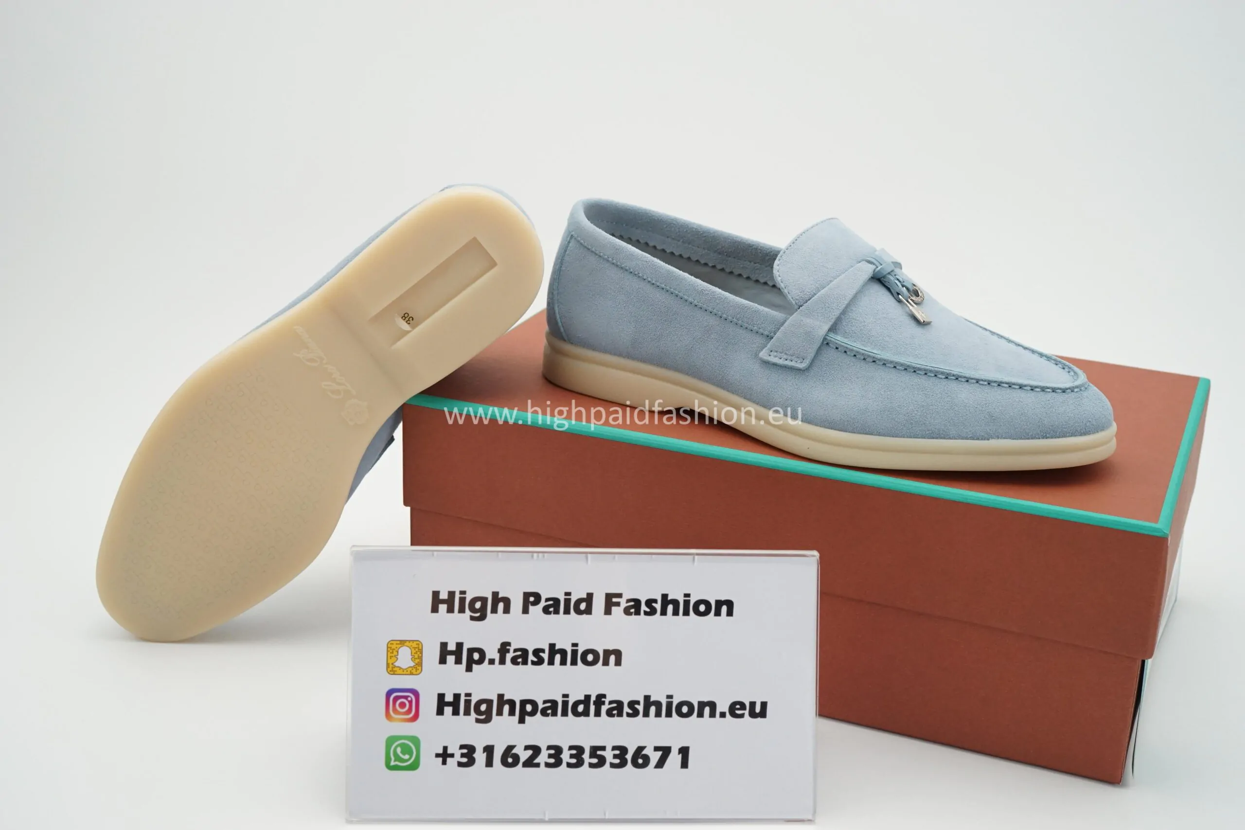 Loro Piana Summer Walk Baby Blauw - Afbeelding 4