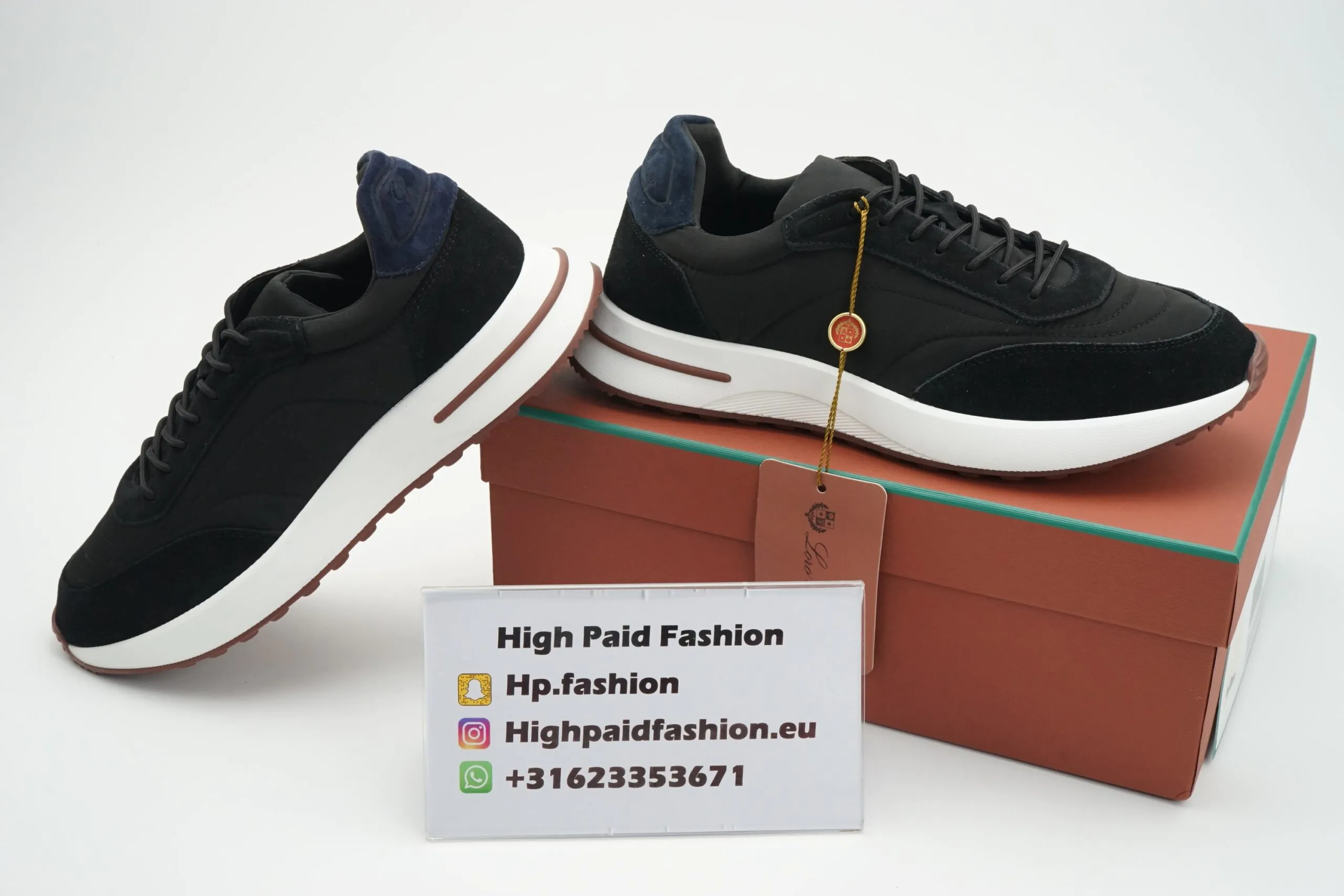 Loro Piana Weekend Walk Black - Afbeelding 3