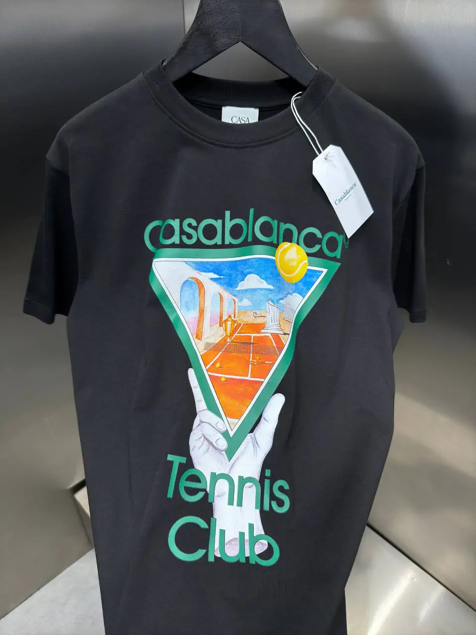 Casa Blanka Shirt Methaphysical Tennis  Zwart - Afbeelding 2