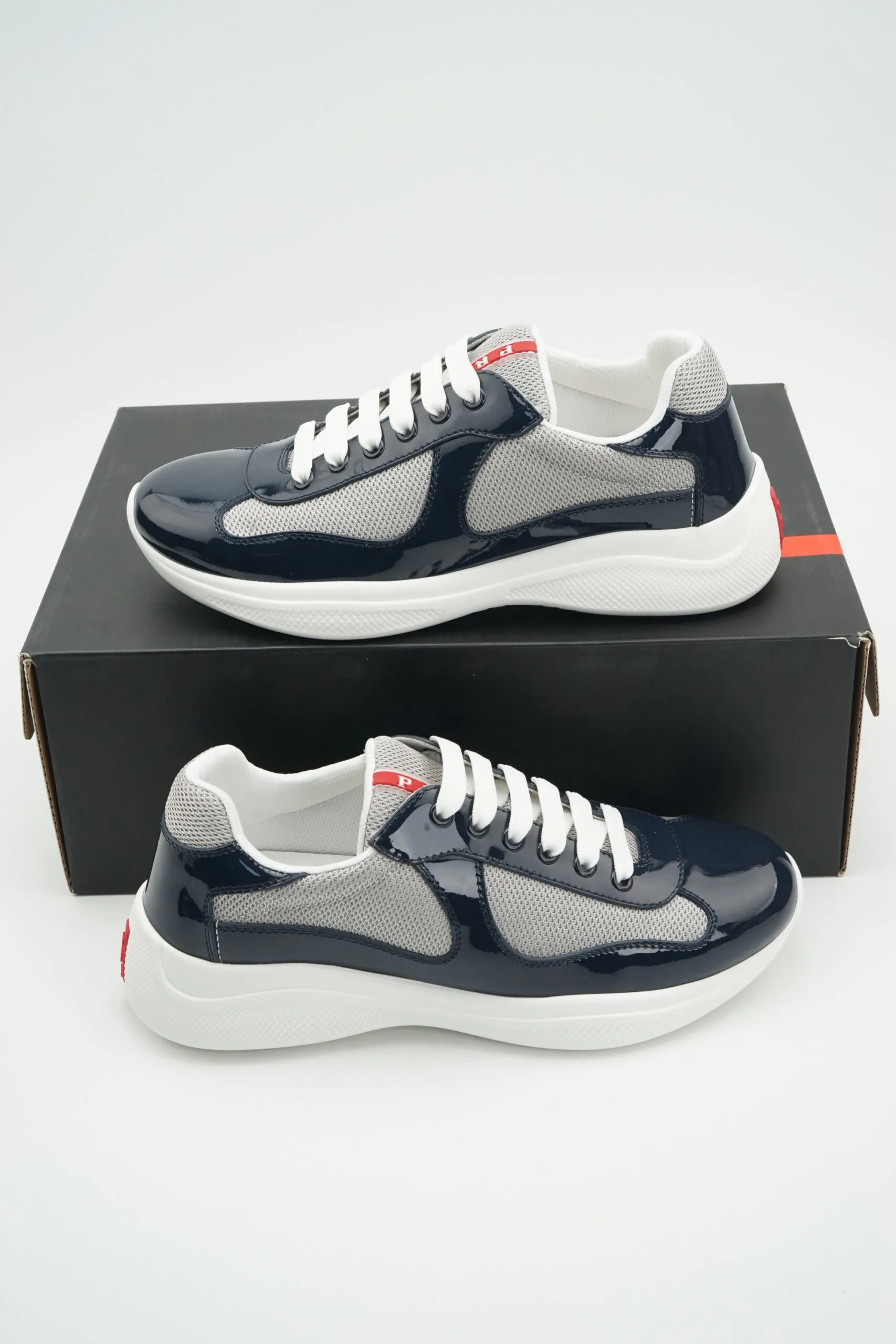 Prada America Cup Patent Royal Blue - Afbeelding 4