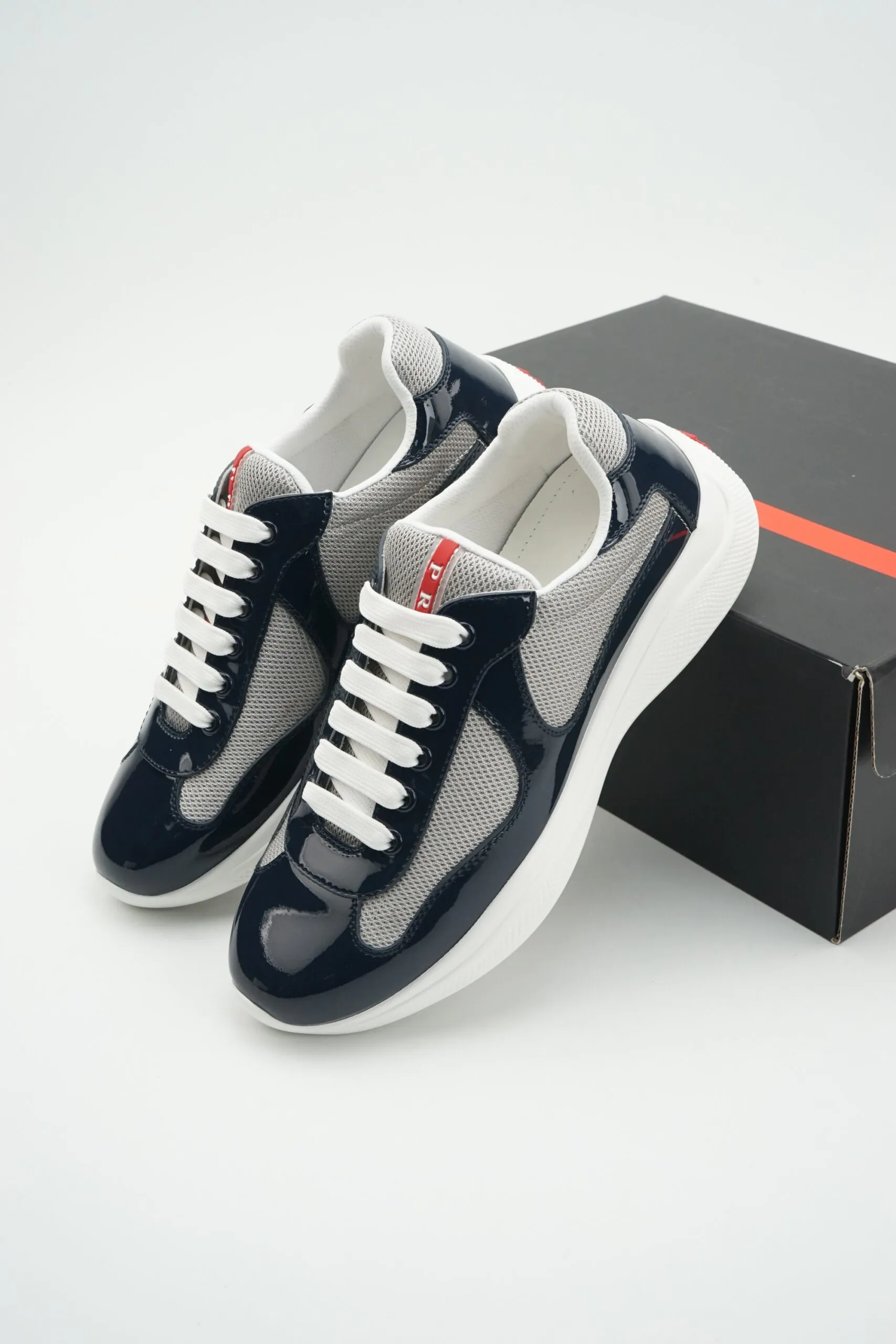 Prada America Cup Patent Royal Blue - Afbeelding 3