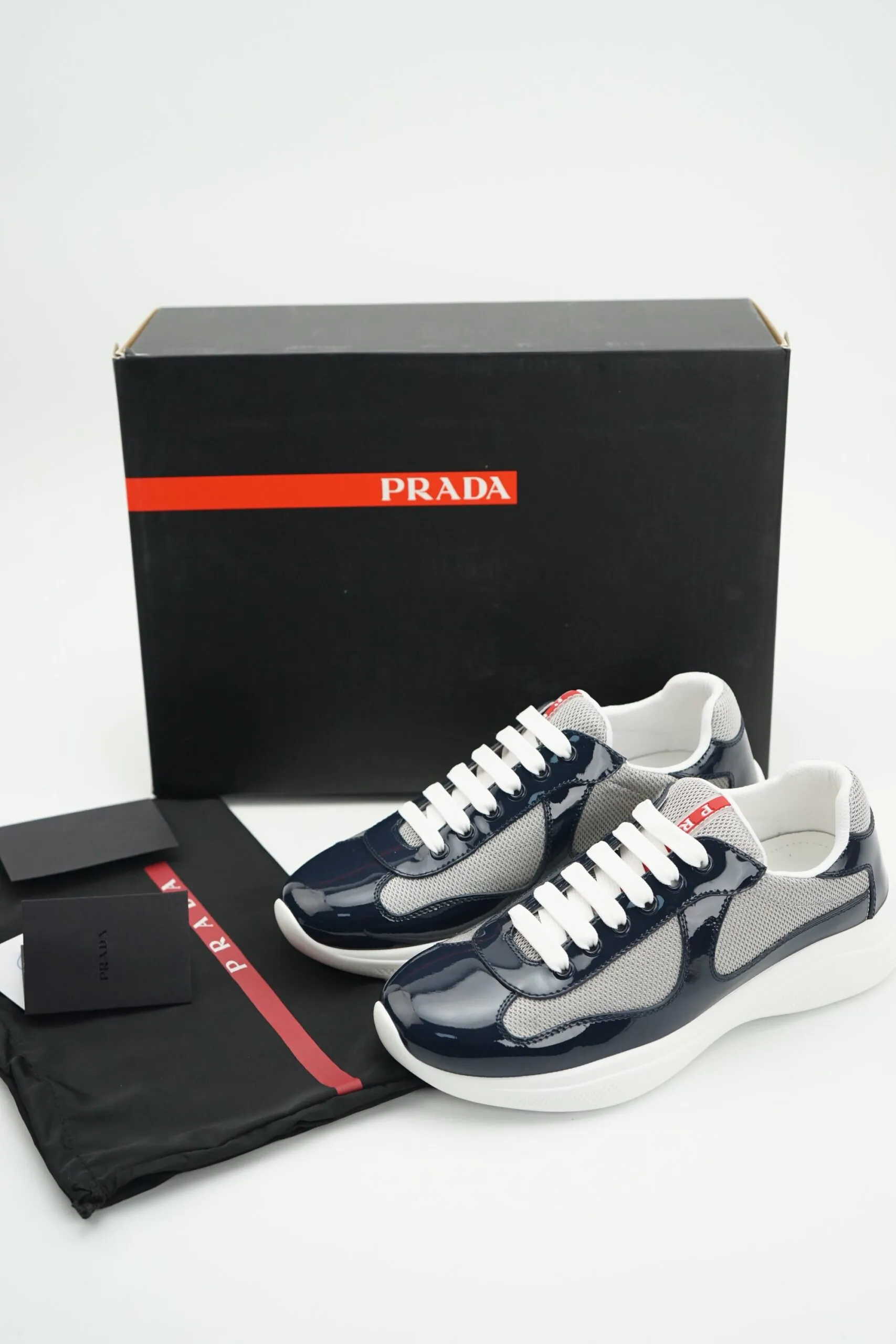 Prada America Cup Patent Royal Blue - Afbeelding 2