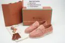 Loro Piana Babouche Charm Walk Loafers Pink