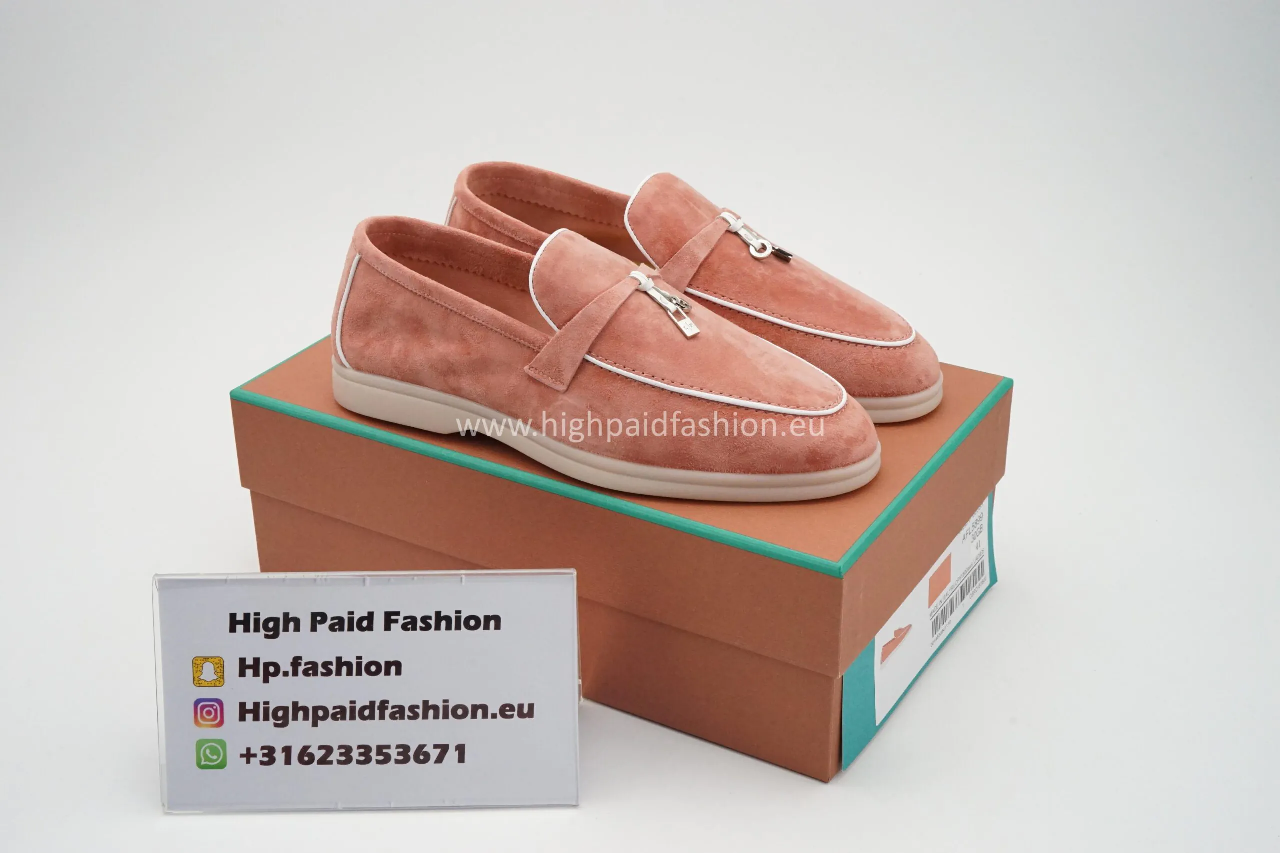 Loro Piana Babouche Charm Walk Loafers Pink