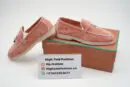 Loro Piana Babouche Charm Walk Loafers Pink