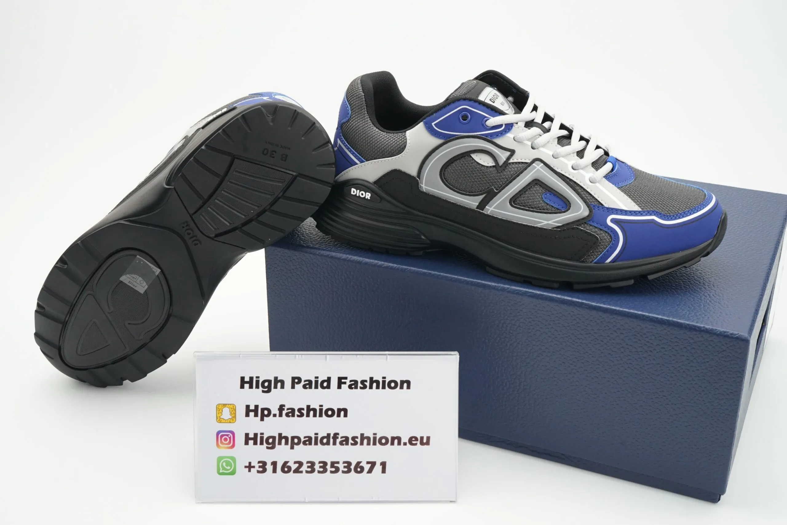 Dior B30 Purple Black Grey - Afbeelding 4