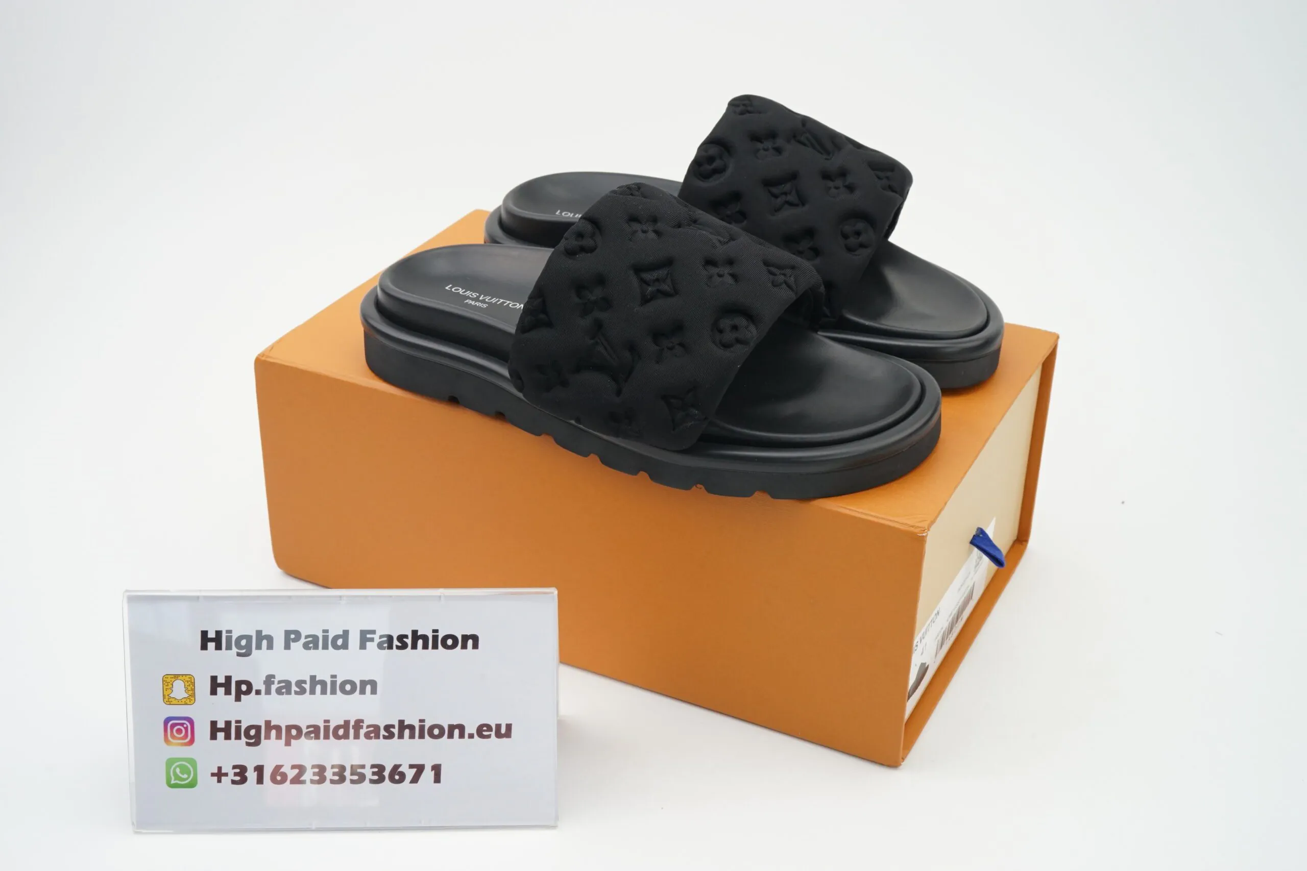 Louis Vuitton Pool Pillow Flat Comfort Mule Sandels Black