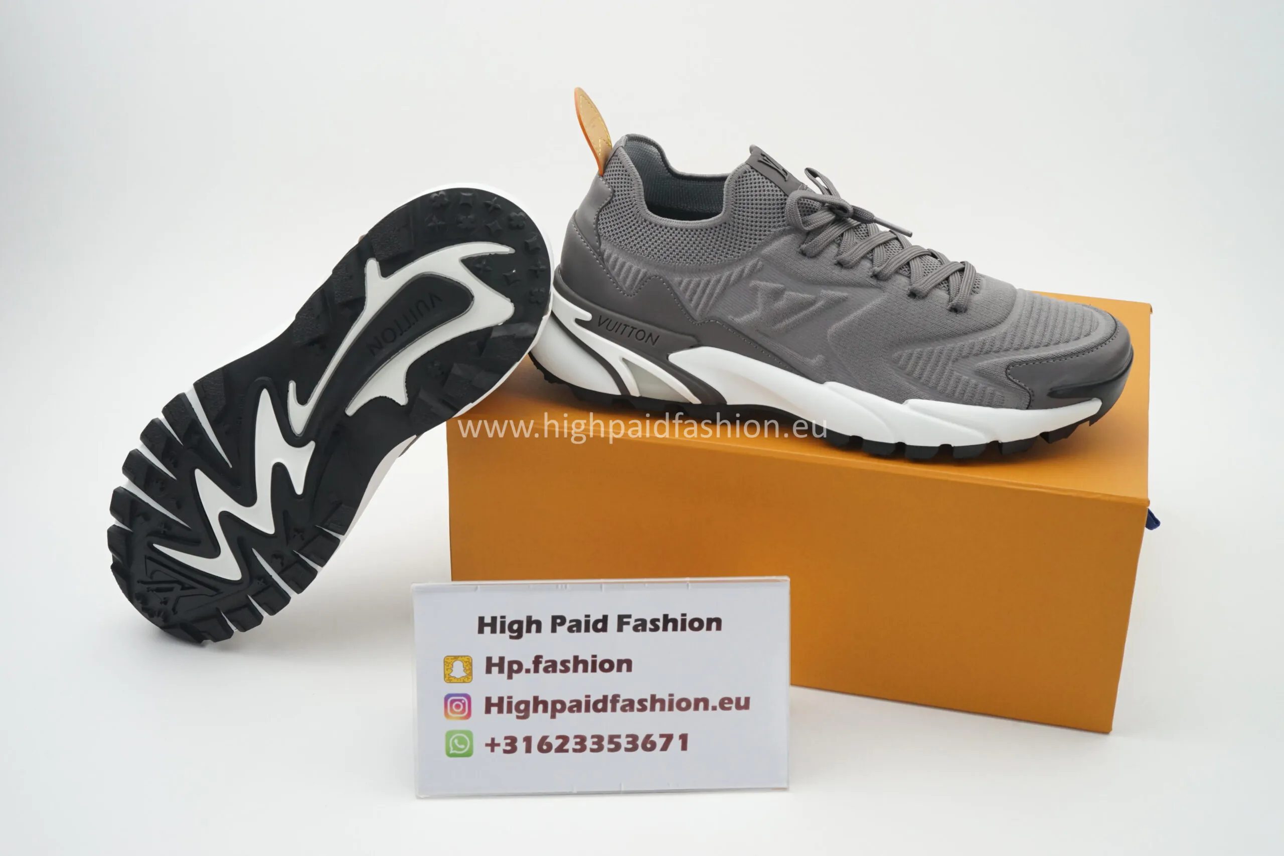 LV Runner Tatic Sneaker Grey - Afbeelding 4