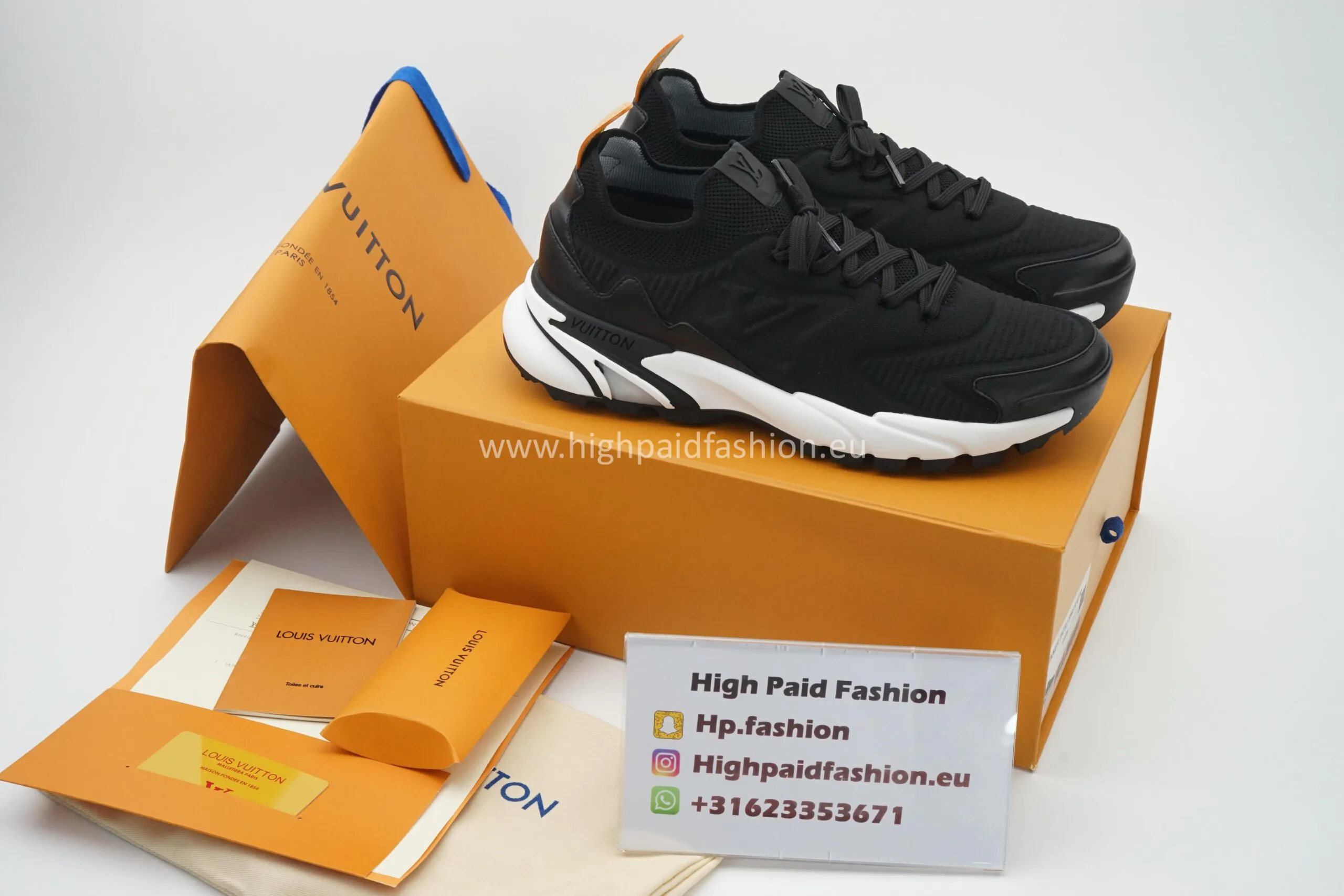 LV Runner Tatic Sneaker Black/White - Afbeelding 2