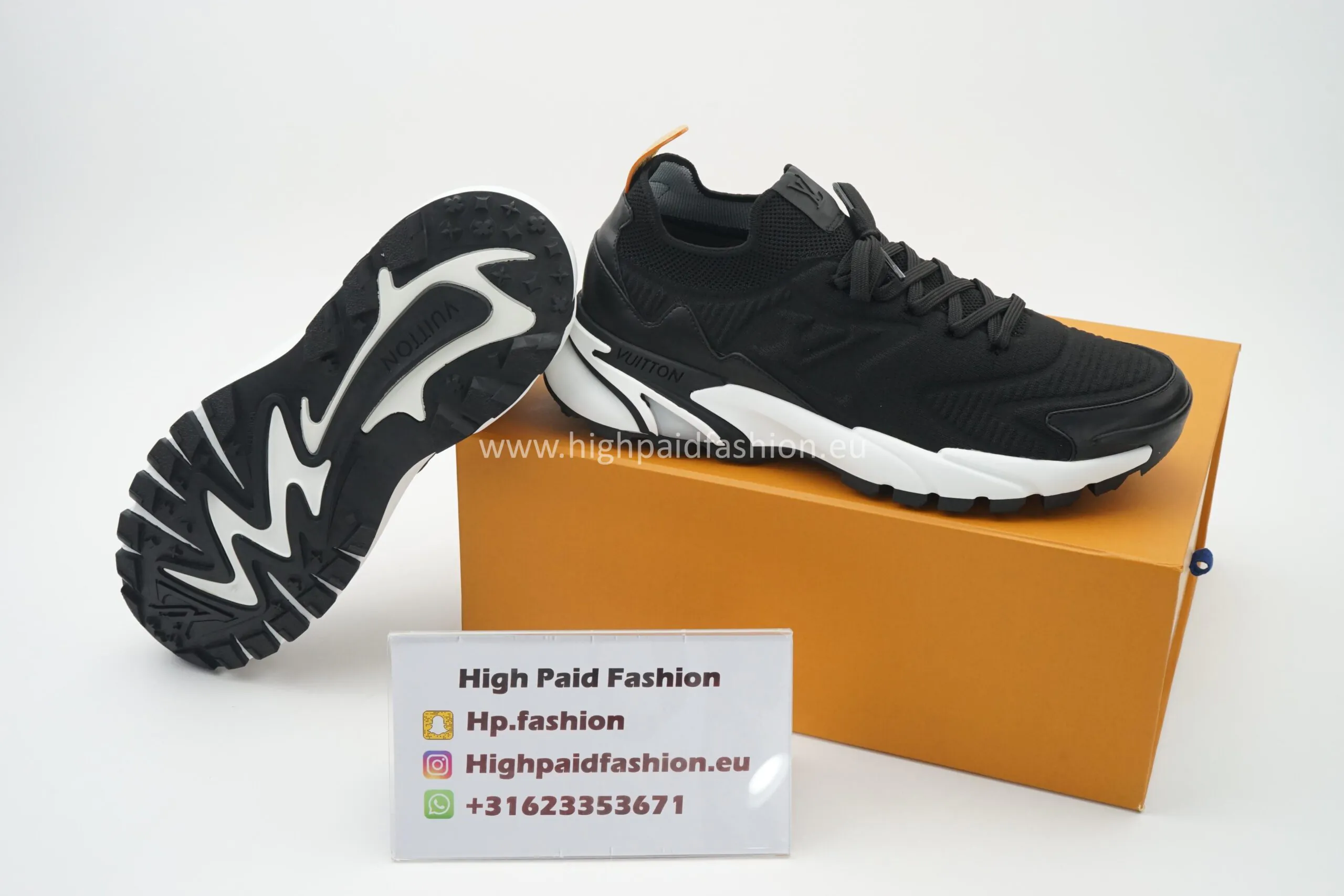 LV Runner Tatic Sneaker Black/White - Afbeelding 4