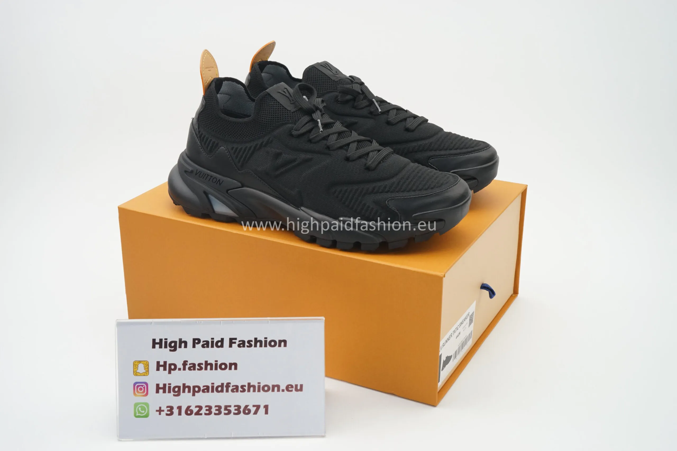 LV Runner Tatic Sneaker Black On Black