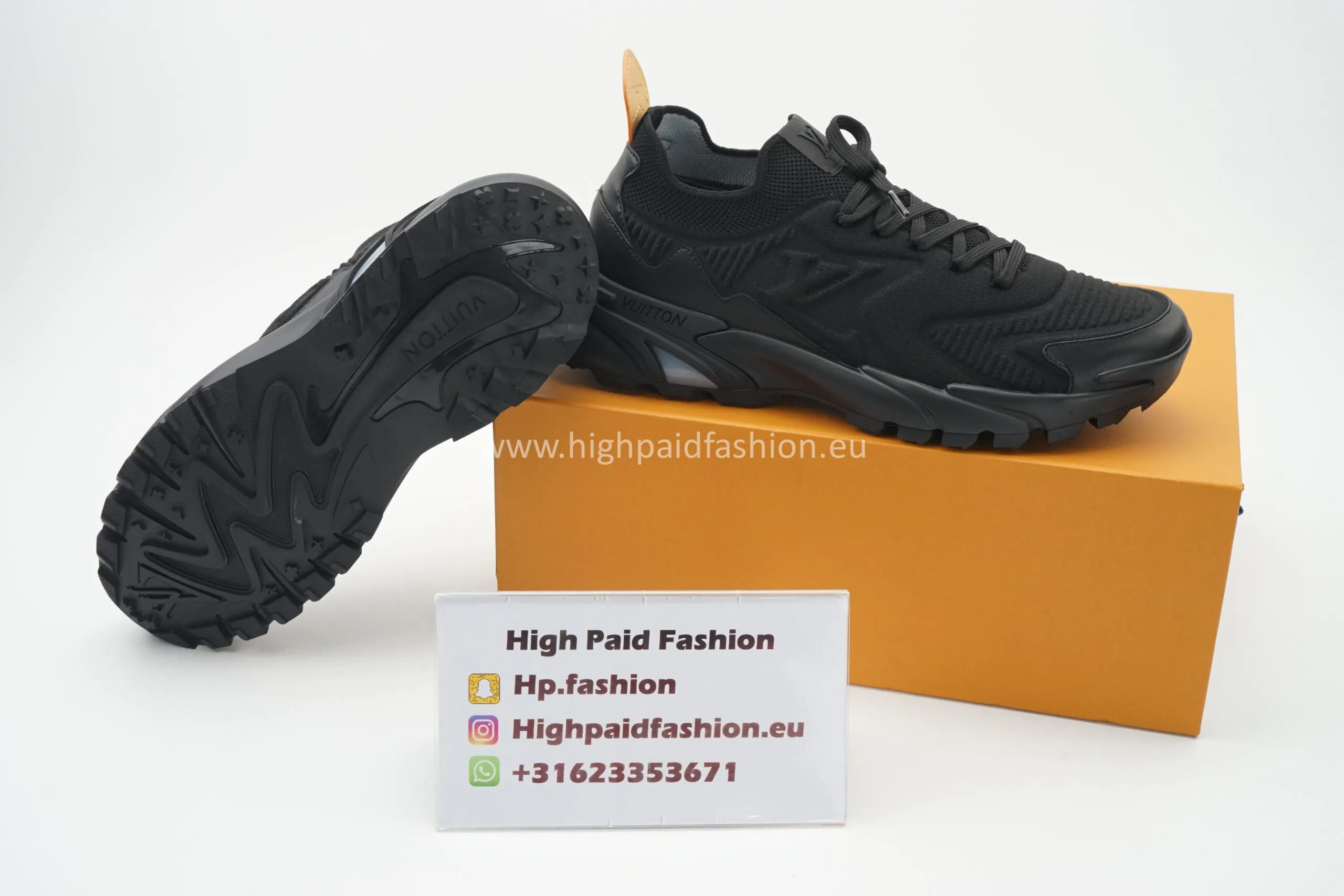 LV Runner Tatic Sneaker Black On Black - Afbeelding 4