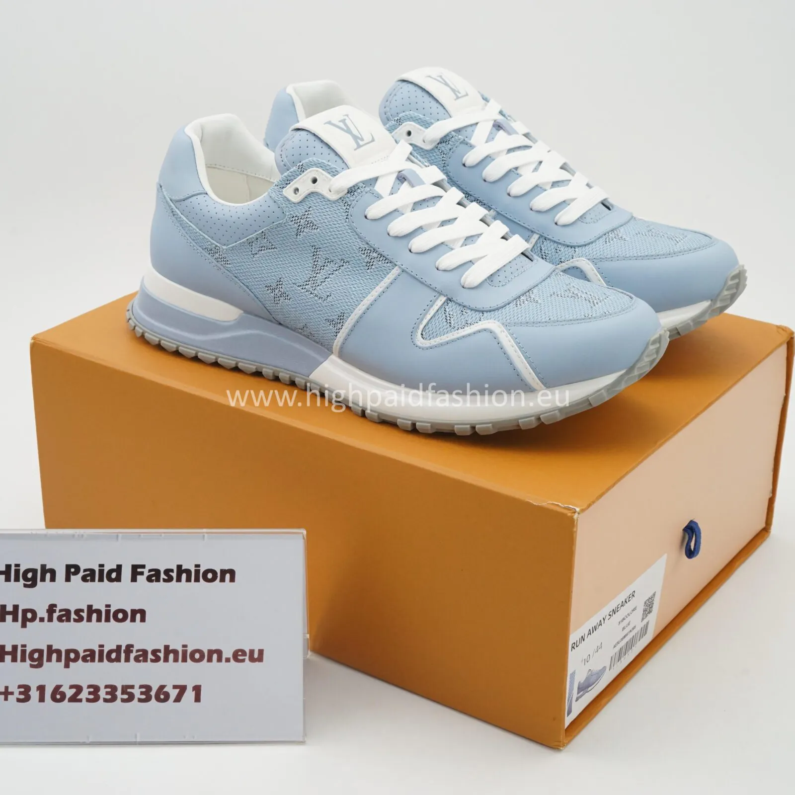 LV Run Away Sneaker Blue