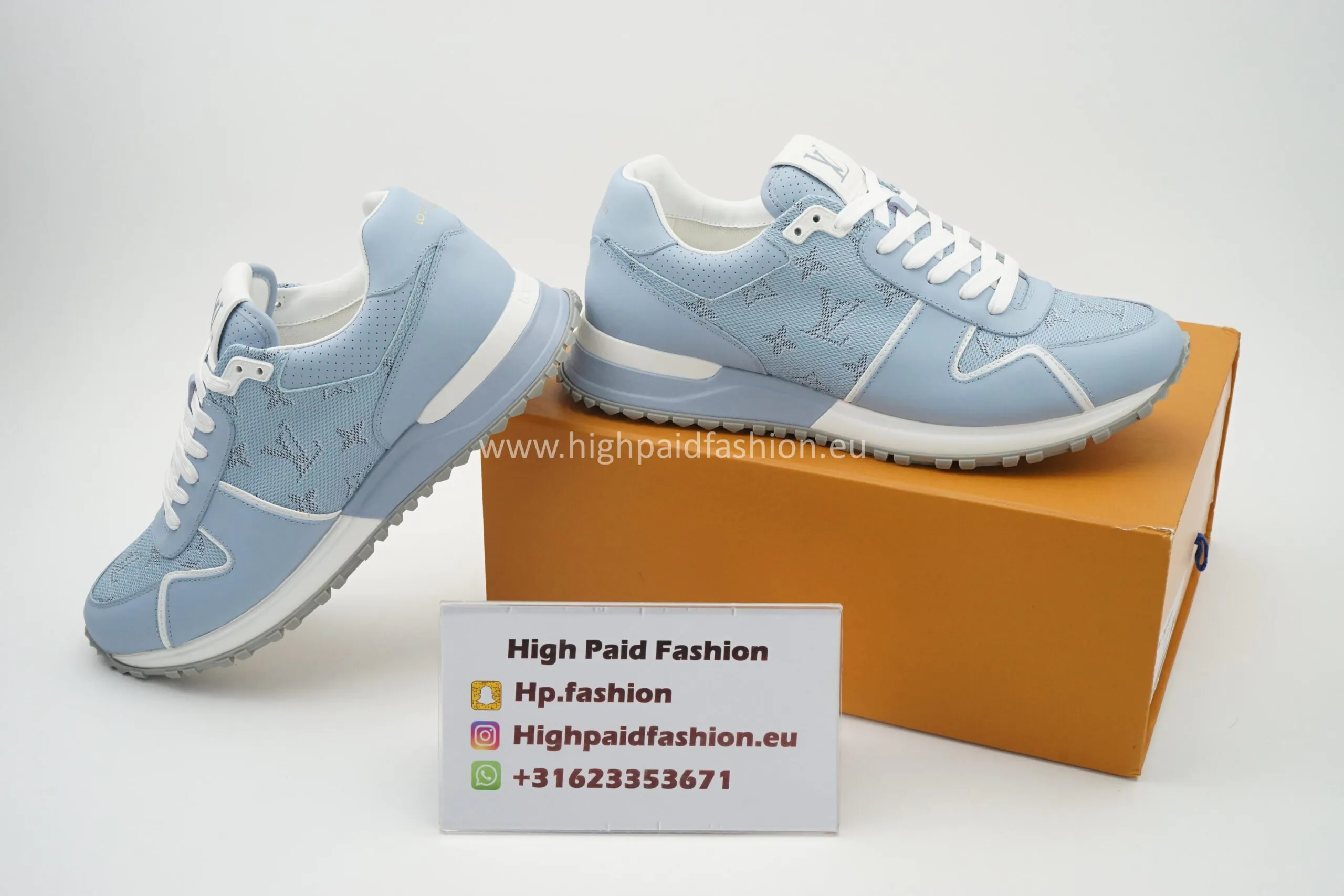 LV Run Away Sneaker Blue - Afbeelding 3